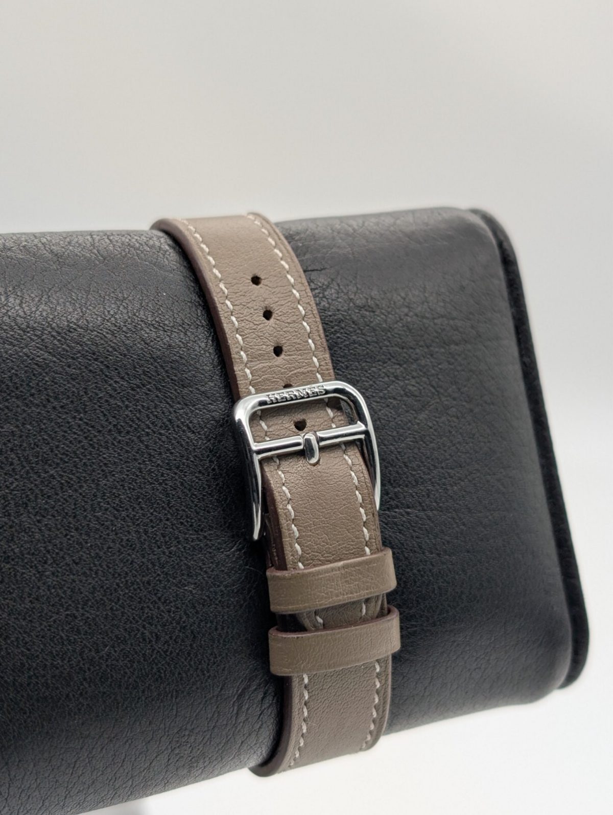 Hermès Hermes Heure H Ø30mm Diamond Fullset Stahl Uhr Perlmutt Dial HH1.235 #786