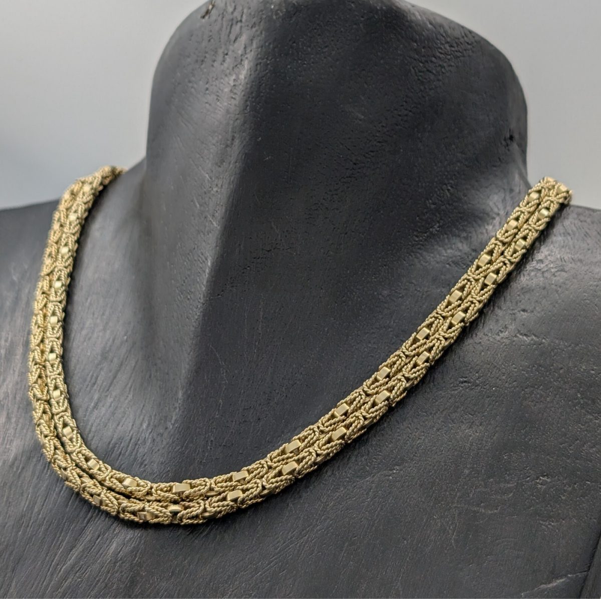 Luxus Königskette 585/14K Halskette Kette Gelbgold 84cm 81,40Gramm 3,90mm #849