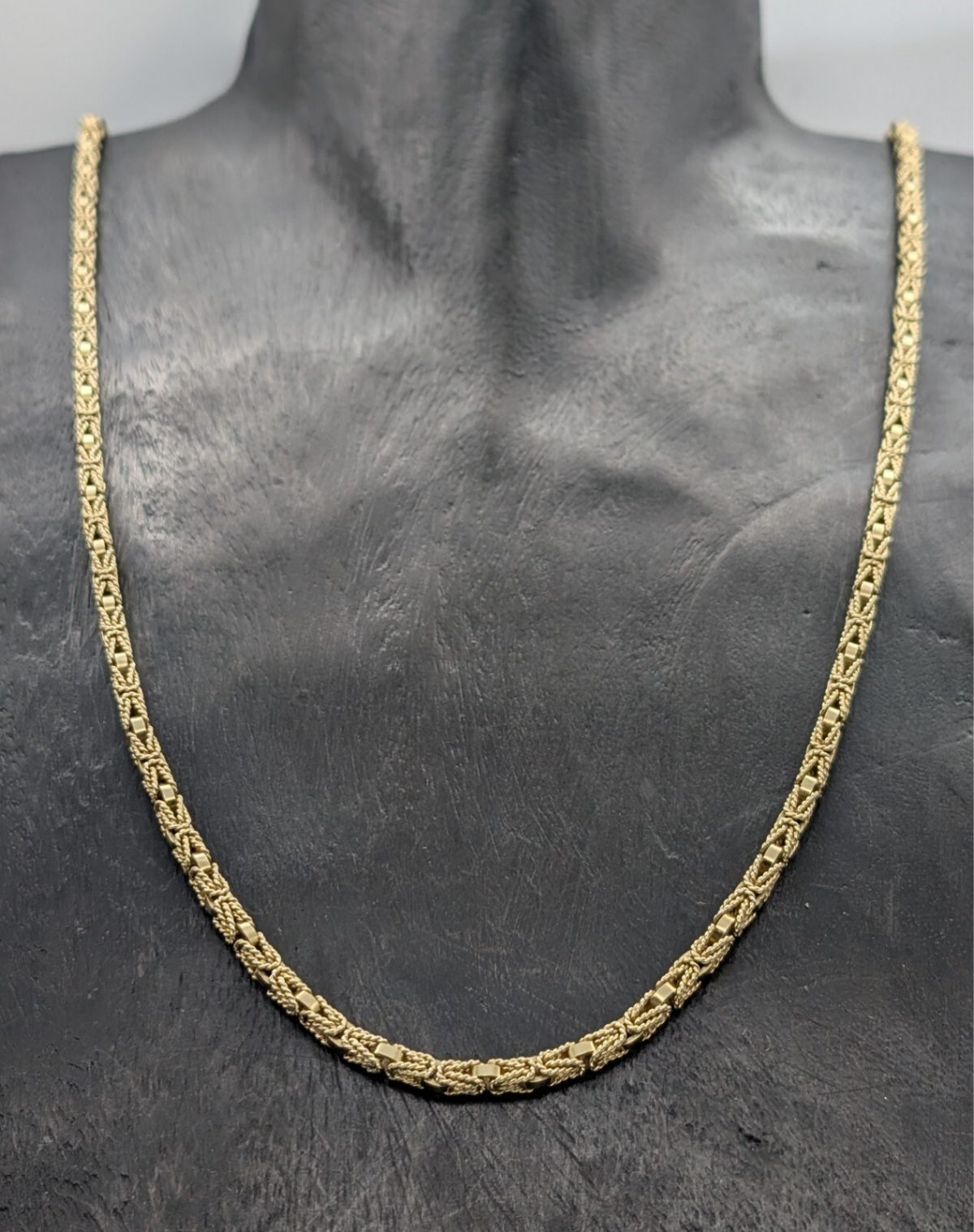 Luxus Königskette 585/14K Halskette Kette Gelbgold 84cm 81,40Gramm 3,90mm #849