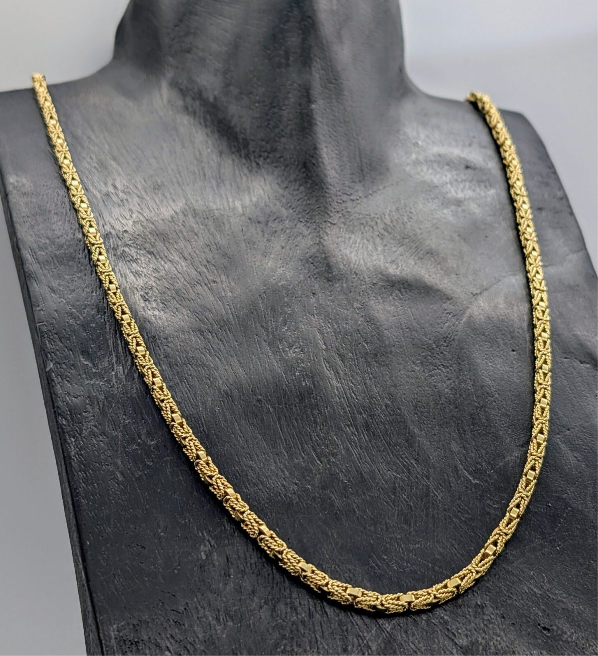 Luxus Königskette 585/14K Halskette Kette Gelbgold 84cm 81,40Gramm 3,90mm #849