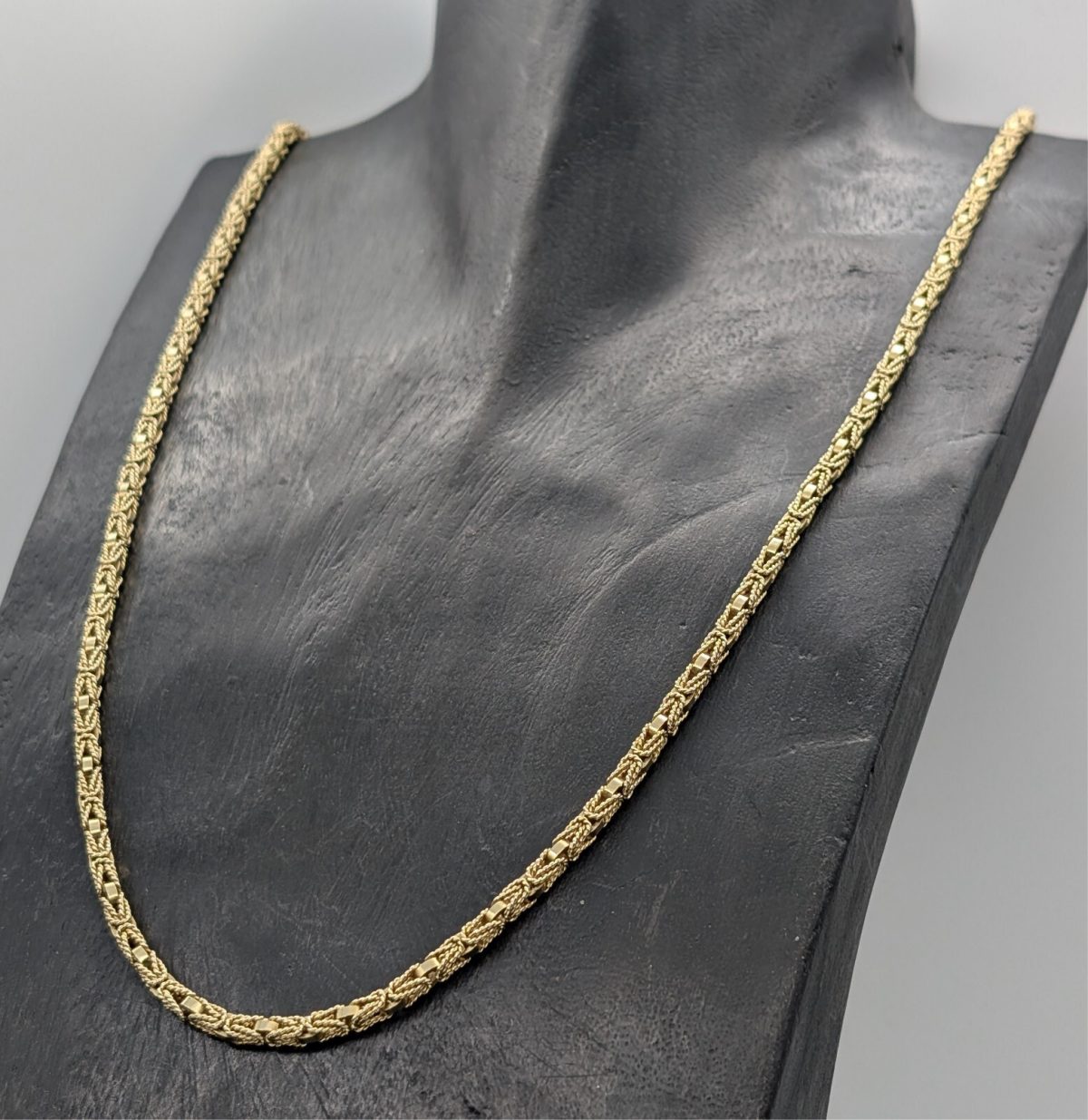 Luxus Königskette 585/14K Halskette Kette Gelbgold 84cm 81,40Gramm 3,90mm #849