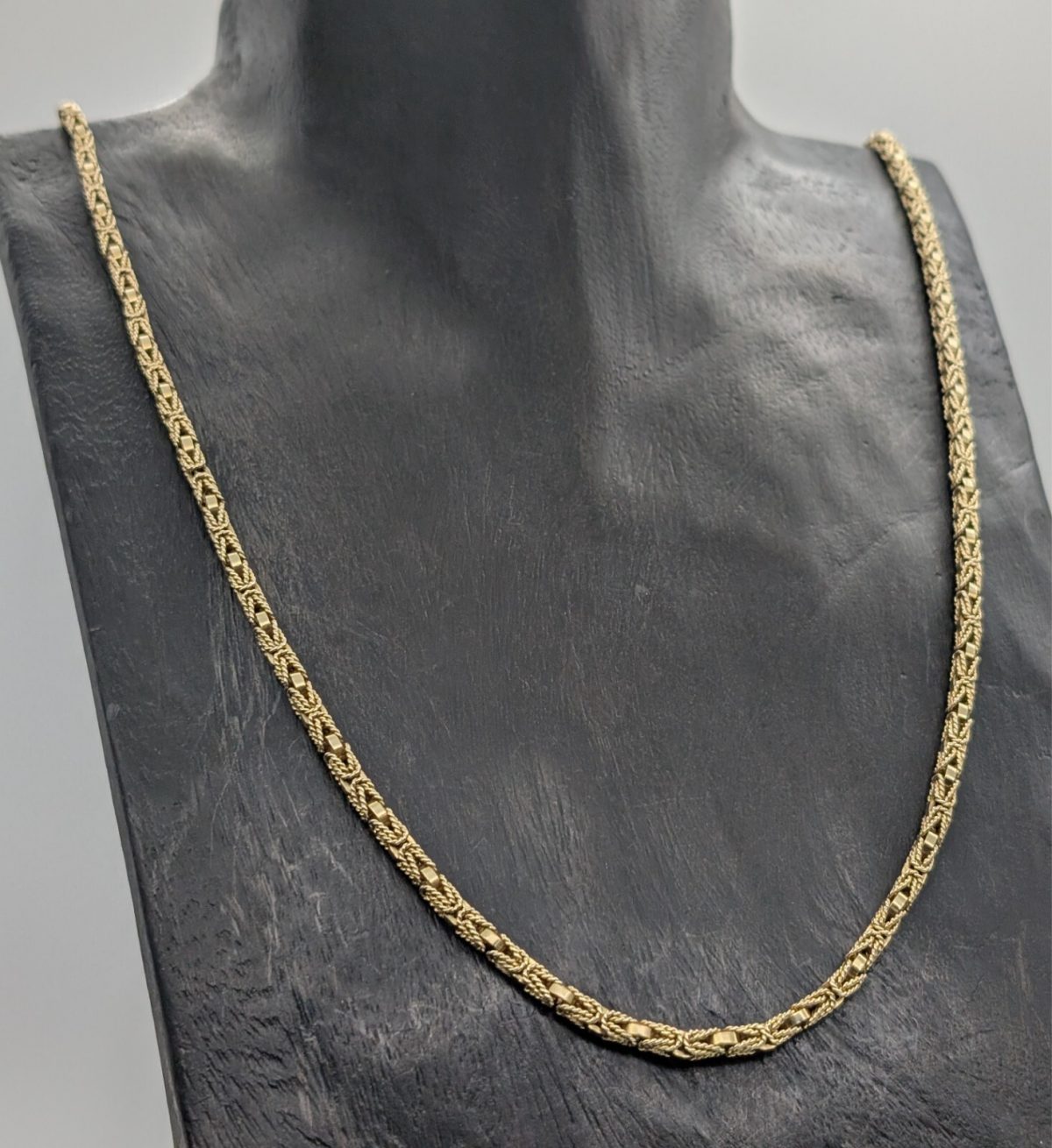 Luxus Königskette 585/14K Halskette Kette Gelbgold 84cm 81,40Gramm 3,90mm #849
