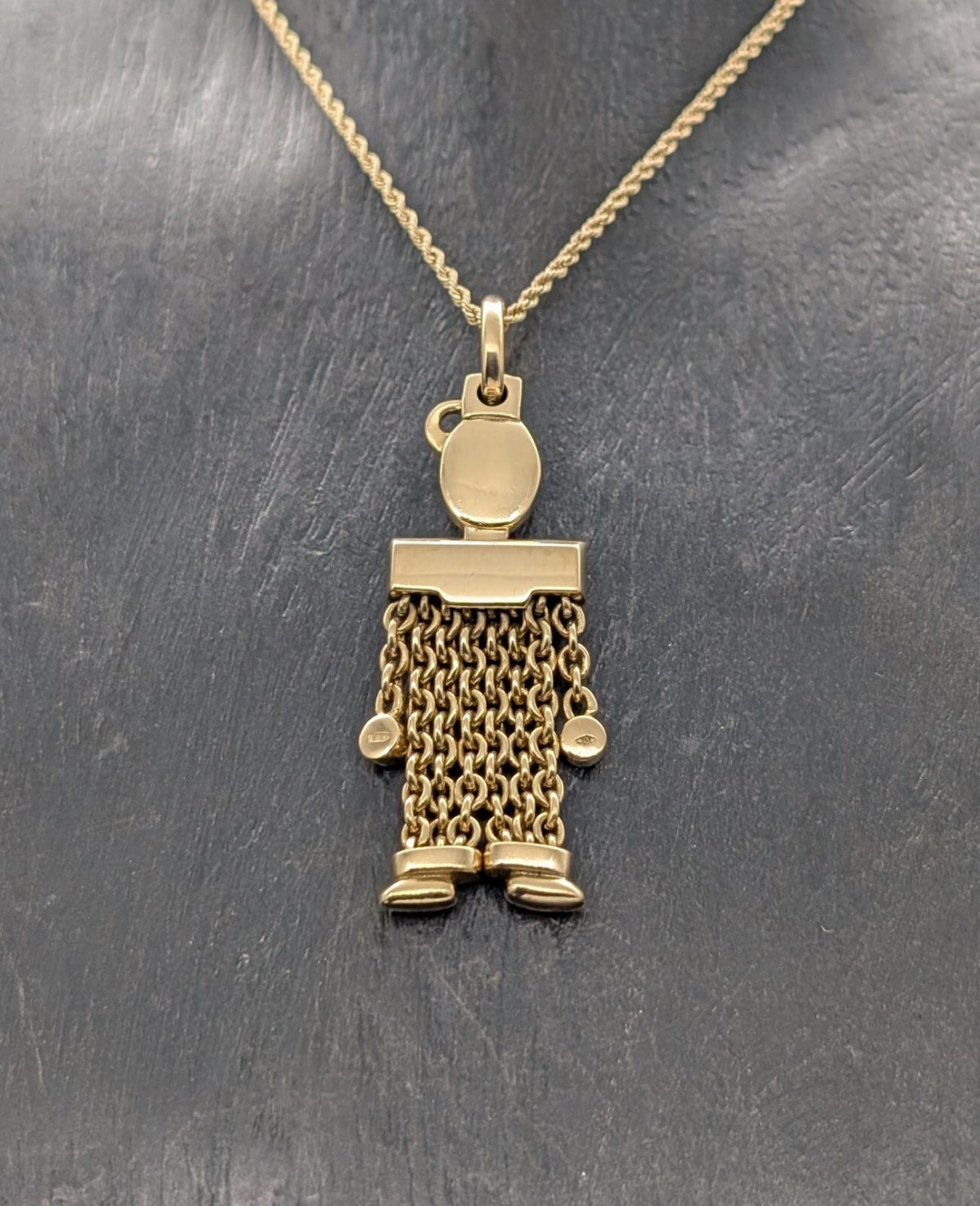 Pomellato Brillanten Anhänger Harkelin Clown 750/18K Gelbgold 13,10Gramm #861