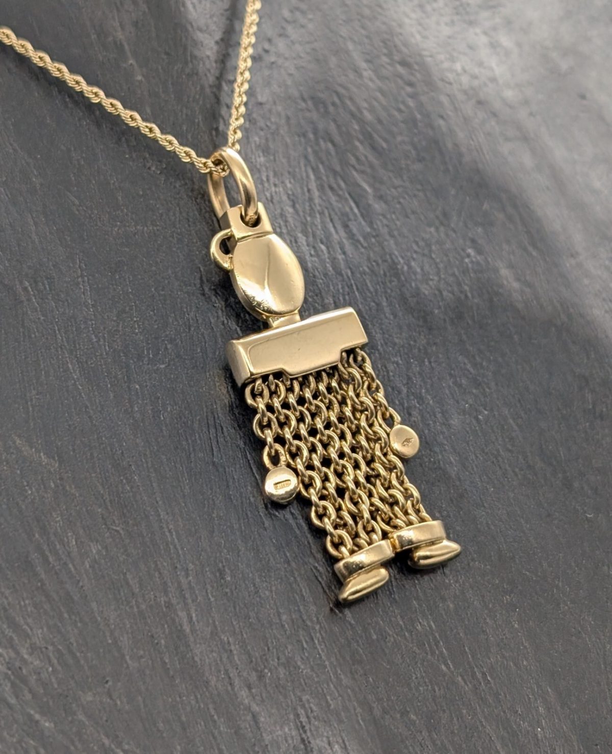 Pomellato Brillanten Anhänger Harkelin Clown 750/18K Gelbgold 13,10Gramm #861