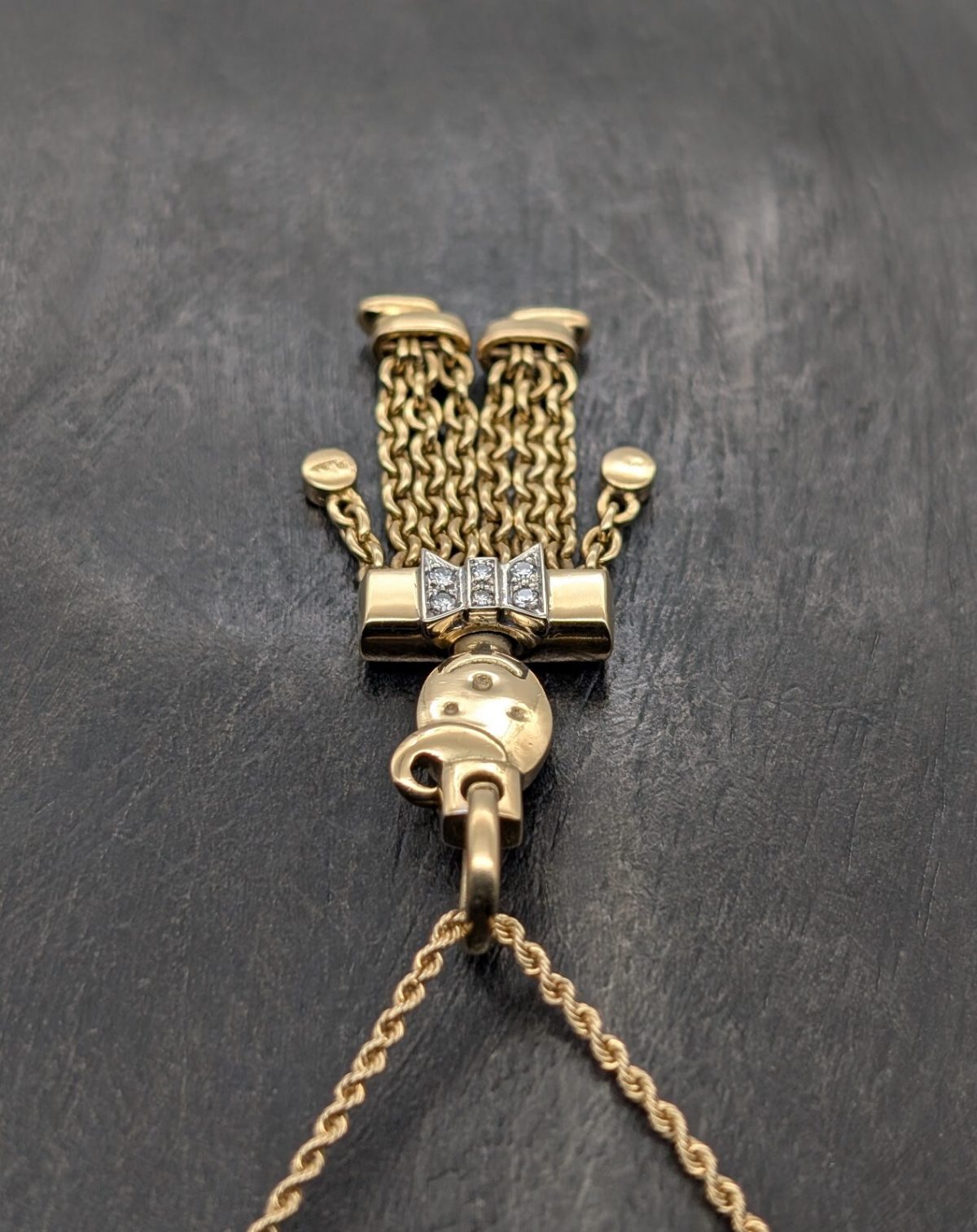 Pomellato Brillanten Anhänger Harkelin Clown 750/18K Gelbgold 13,10Gramm #861