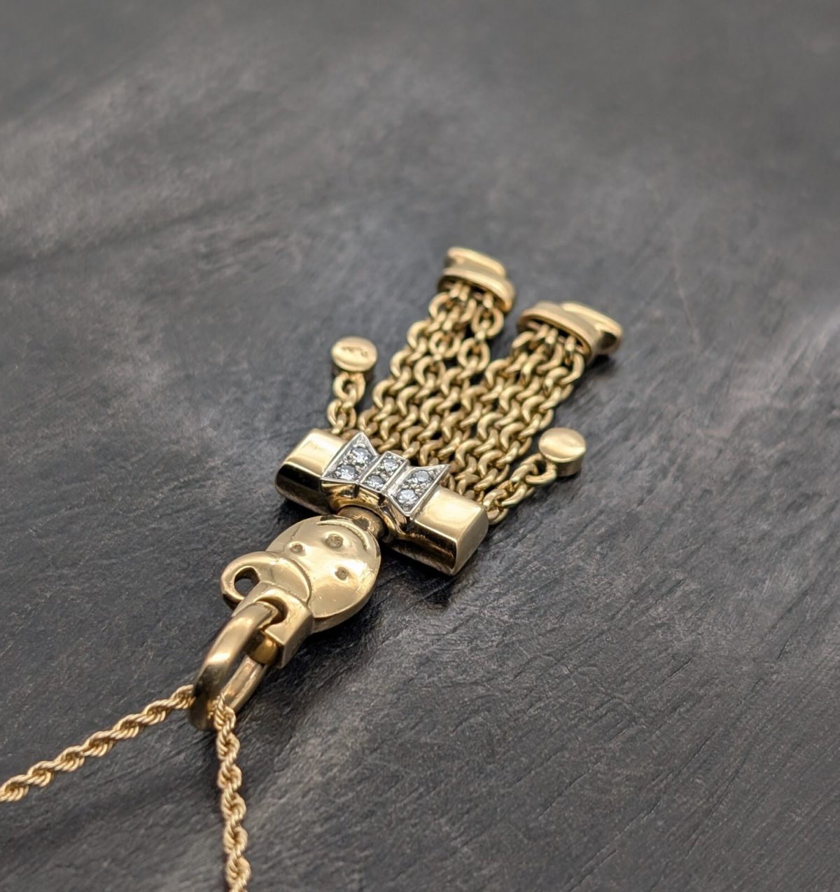 Pomellato Brillanten Anhänger Harkelin Clown 750/18K Gelbgold 13,10Gramm #861