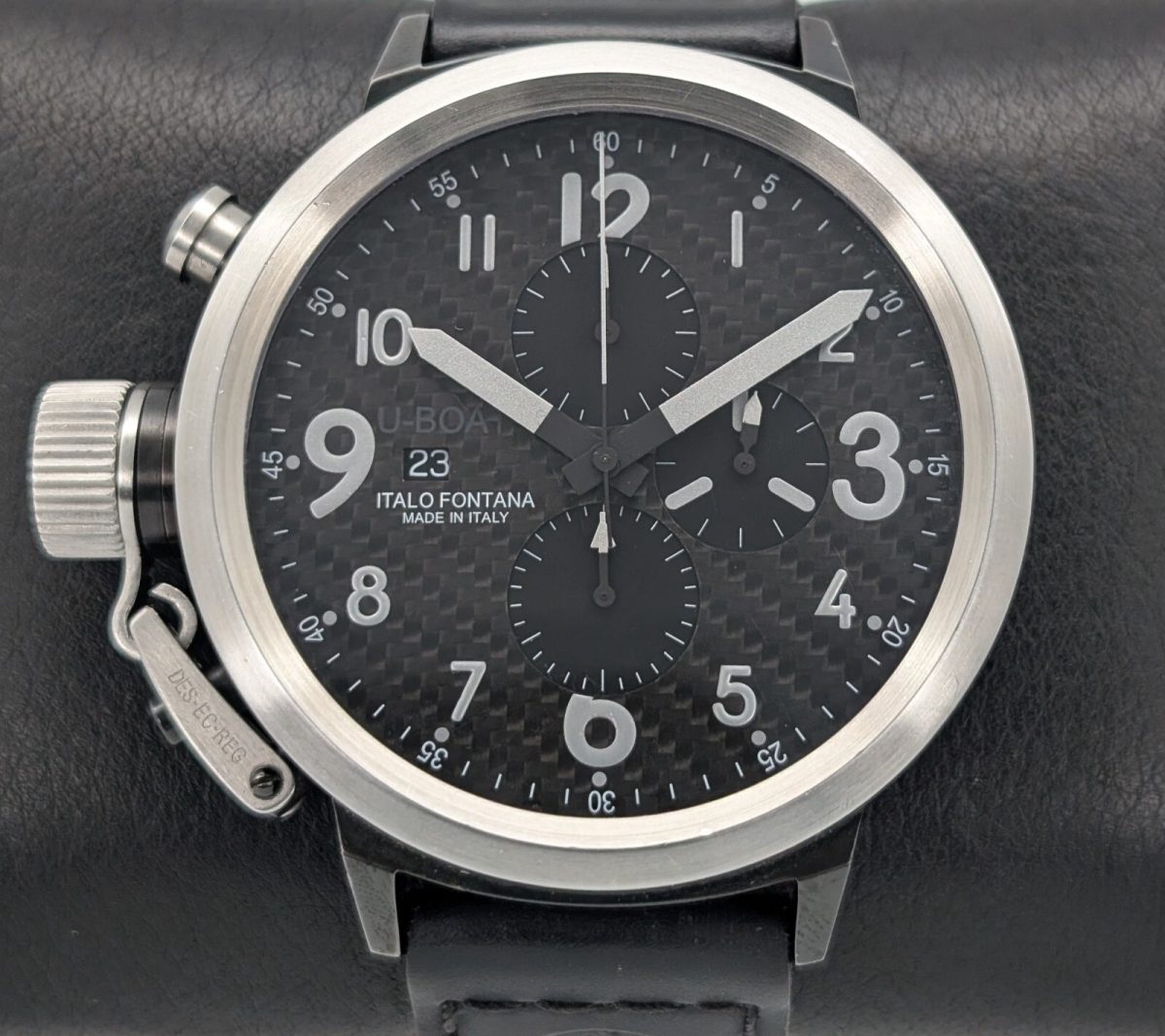 U-Boat Flightdeck Ceramic Chronograph U-7750/50 Fullset Ø50mm Uhr Herrenuhr#896