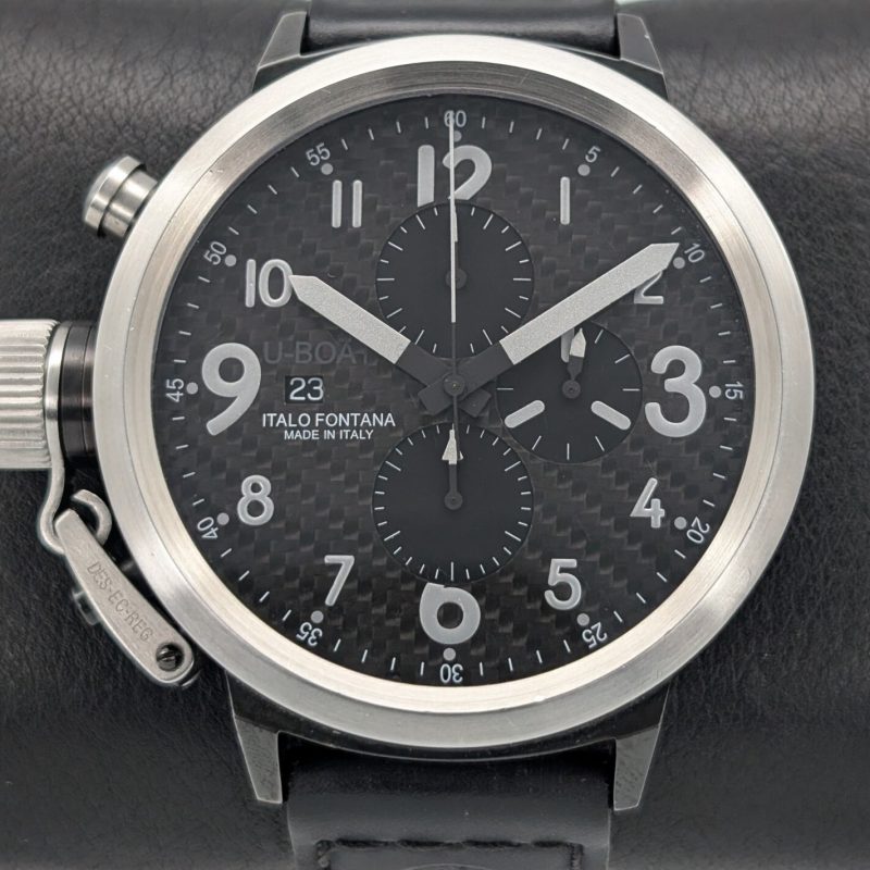 U-Boat Flightdeck Ceramic Chronograph U-7750/50 Fullset Ø50mm Uhr Herrenuhr#896
