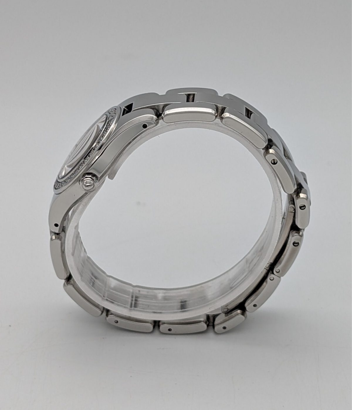 Baume & Mercier Linea 27mm M0A10013 Damenuhr Fullset Perlmutt Uhr Diamanten #89