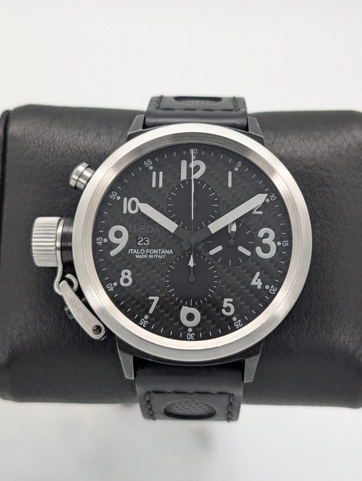 U-Boat Flightdeck Ceramic Chronograph U-7750/50 Fullset Ø50mm Uhr Herrenuhr#896