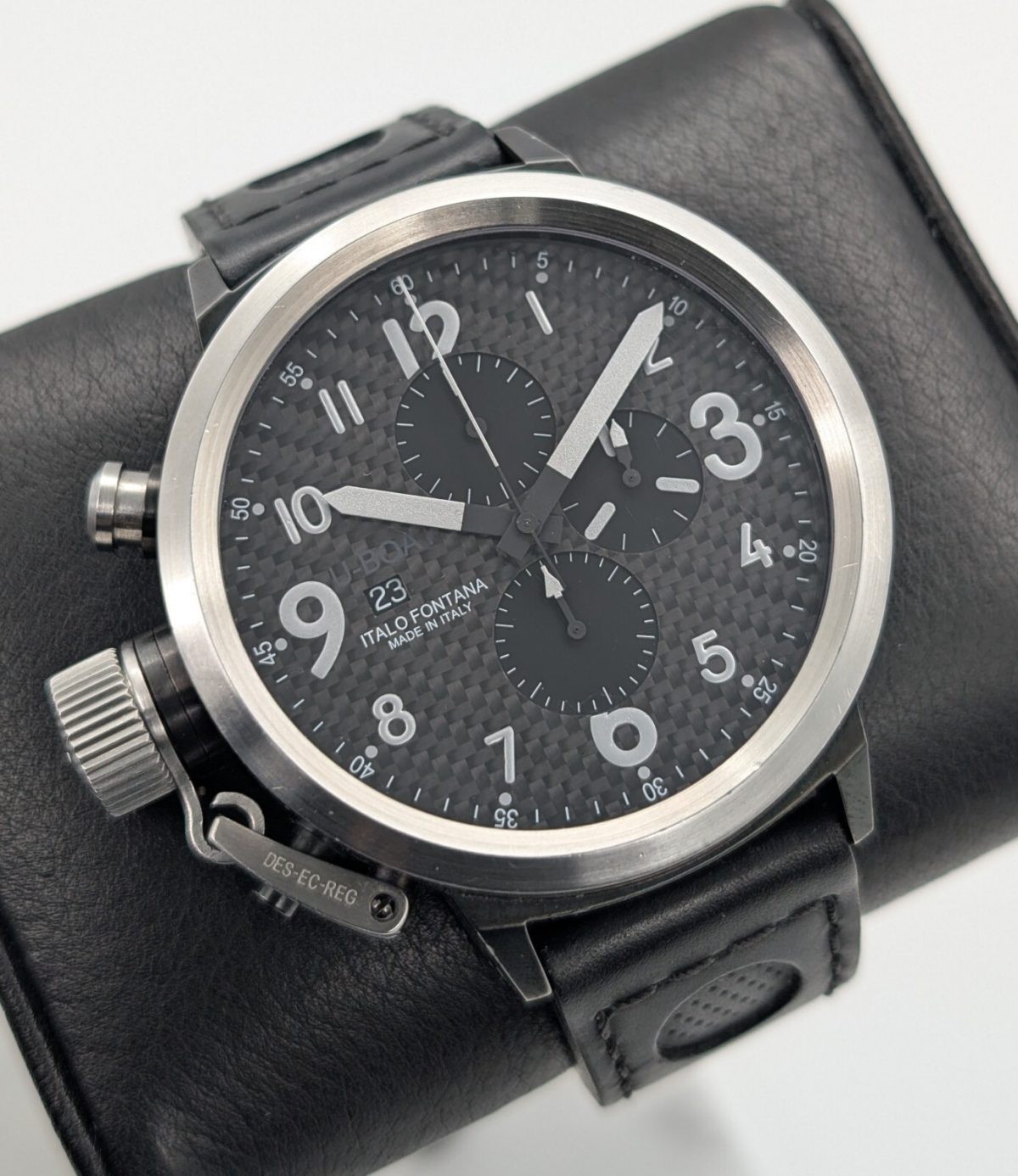 U-Boat Flightdeck Ceramic Chronograph U-7750/50 Fullset Ø50mm Uhr Herrenuhr#896