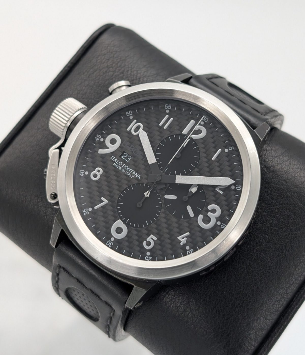 U-Boat Flightdeck Ceramic Chronograph U-7750/50 Fullset Ø50mm Uhr Herrenuhr#896