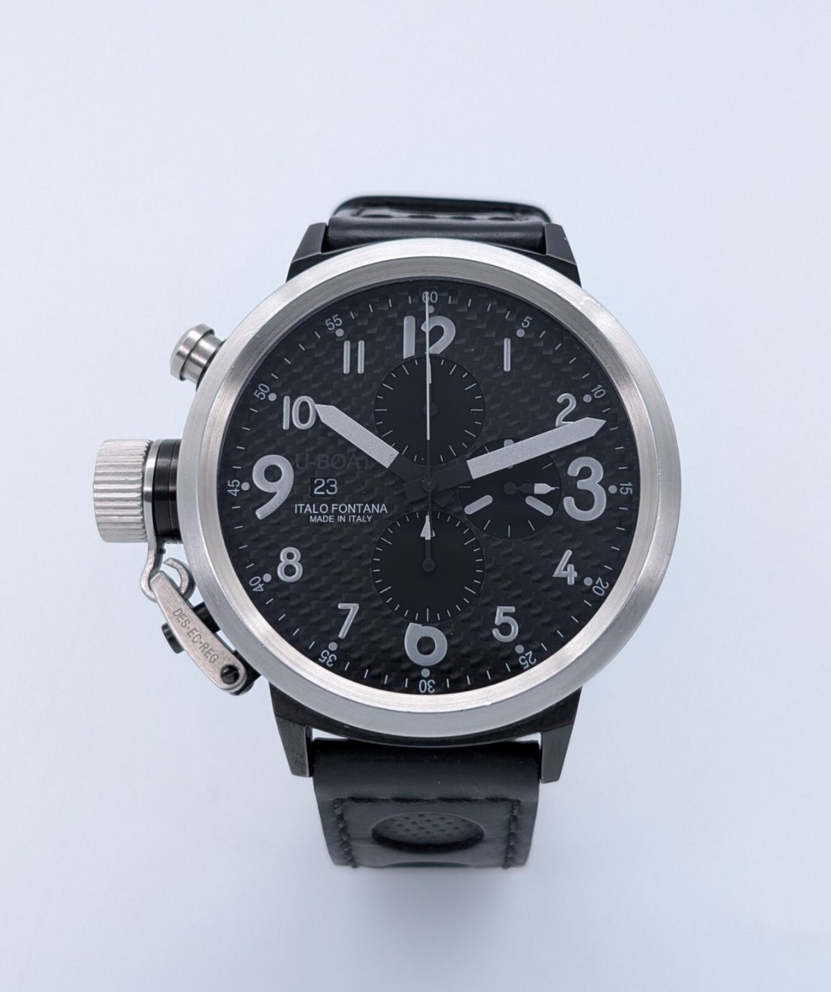 U-Boat Flightdeck Ceramic Chronograph U-7750/50 Fullset Ø50mm Uhr Herrenuhr#896