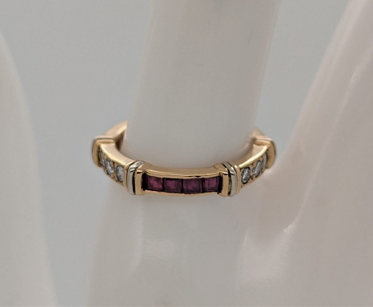 Cartier Contessa Diamant Eternity Band Ring 750/18K 4,60Gr. Gold Gr.53 #858