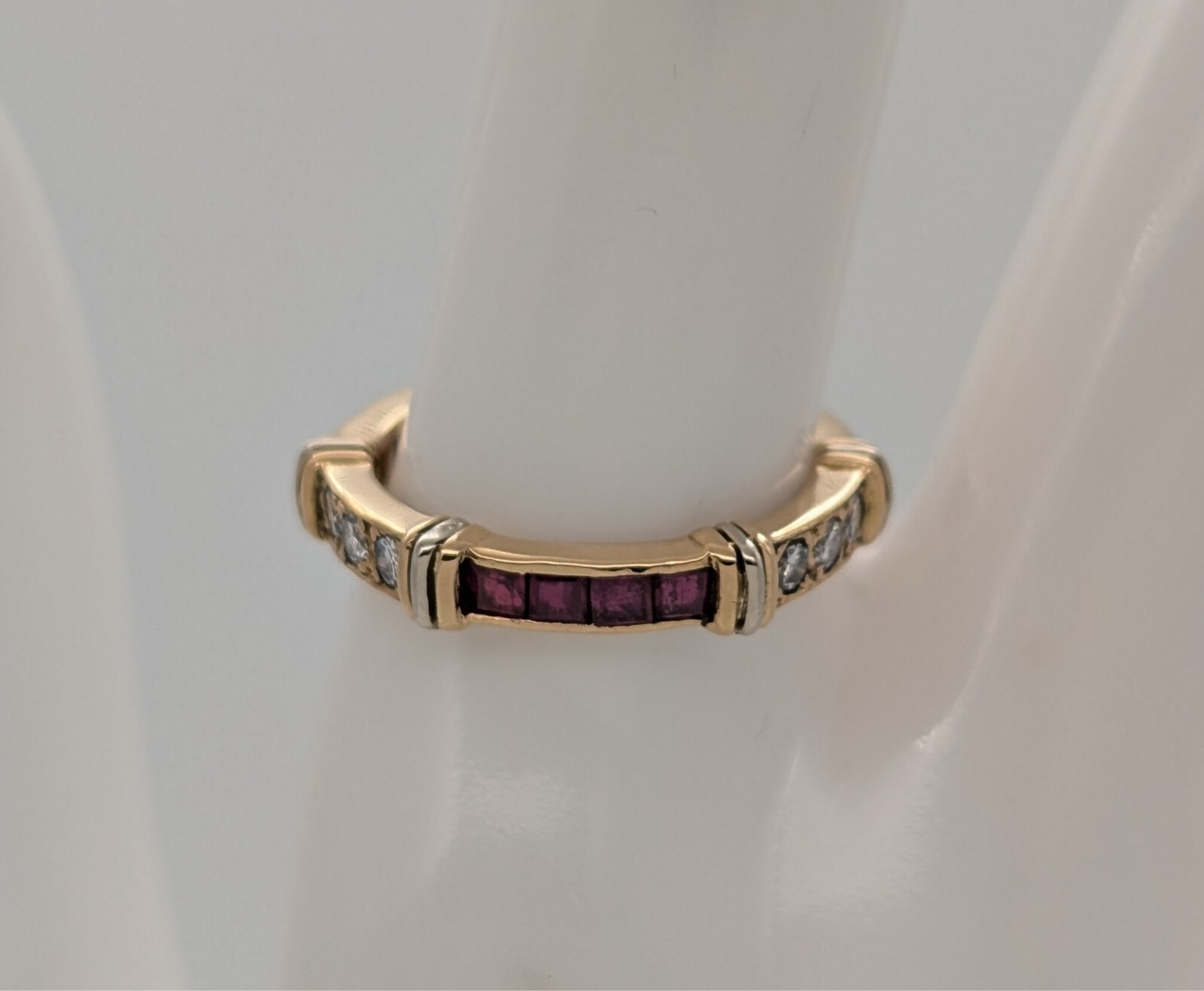 Cartier Contessa Diamant Eternity Band Ring 750/18K 4,60Gr. Gold Gr.53 #858