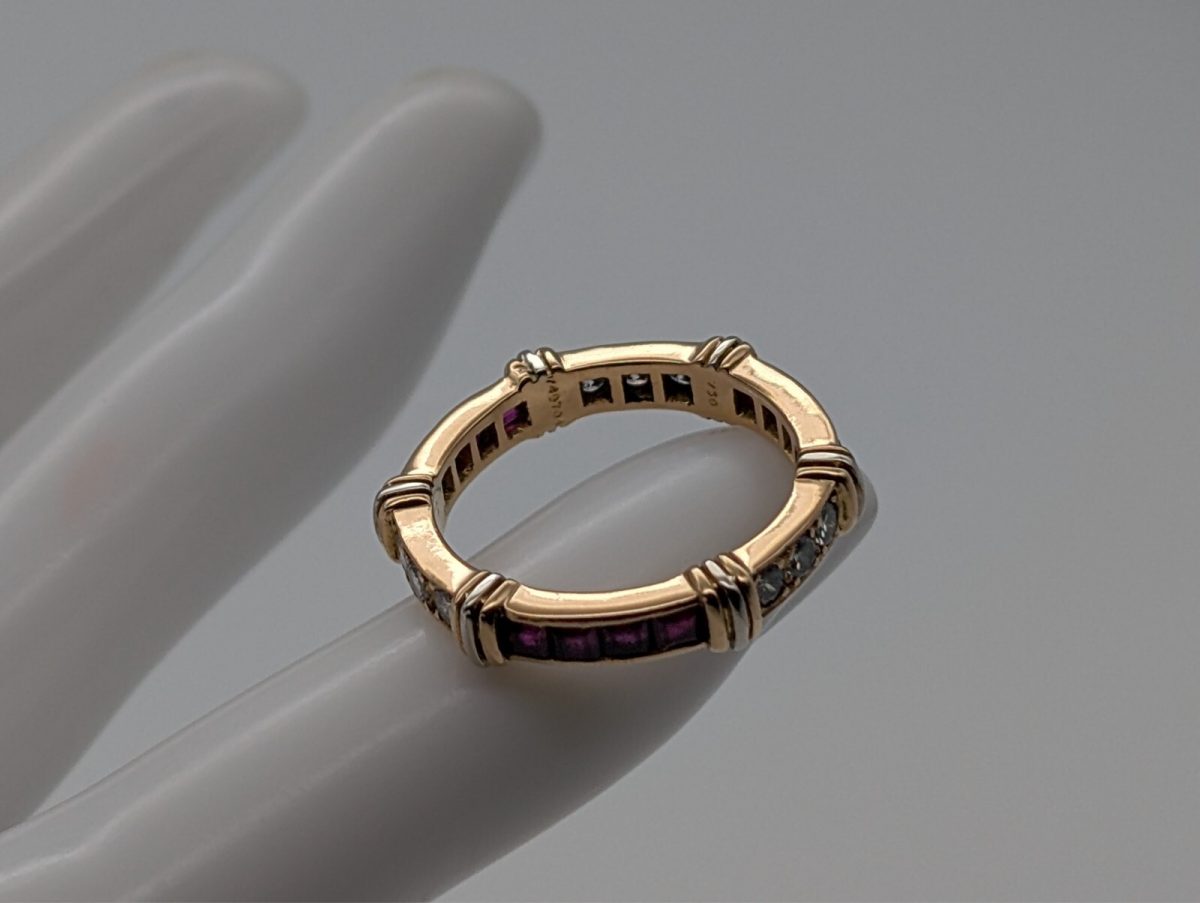 Cartier Contessa Diamant Eternity Band Ring 750/18K 4,60Gr. Gold Gr.53 #858