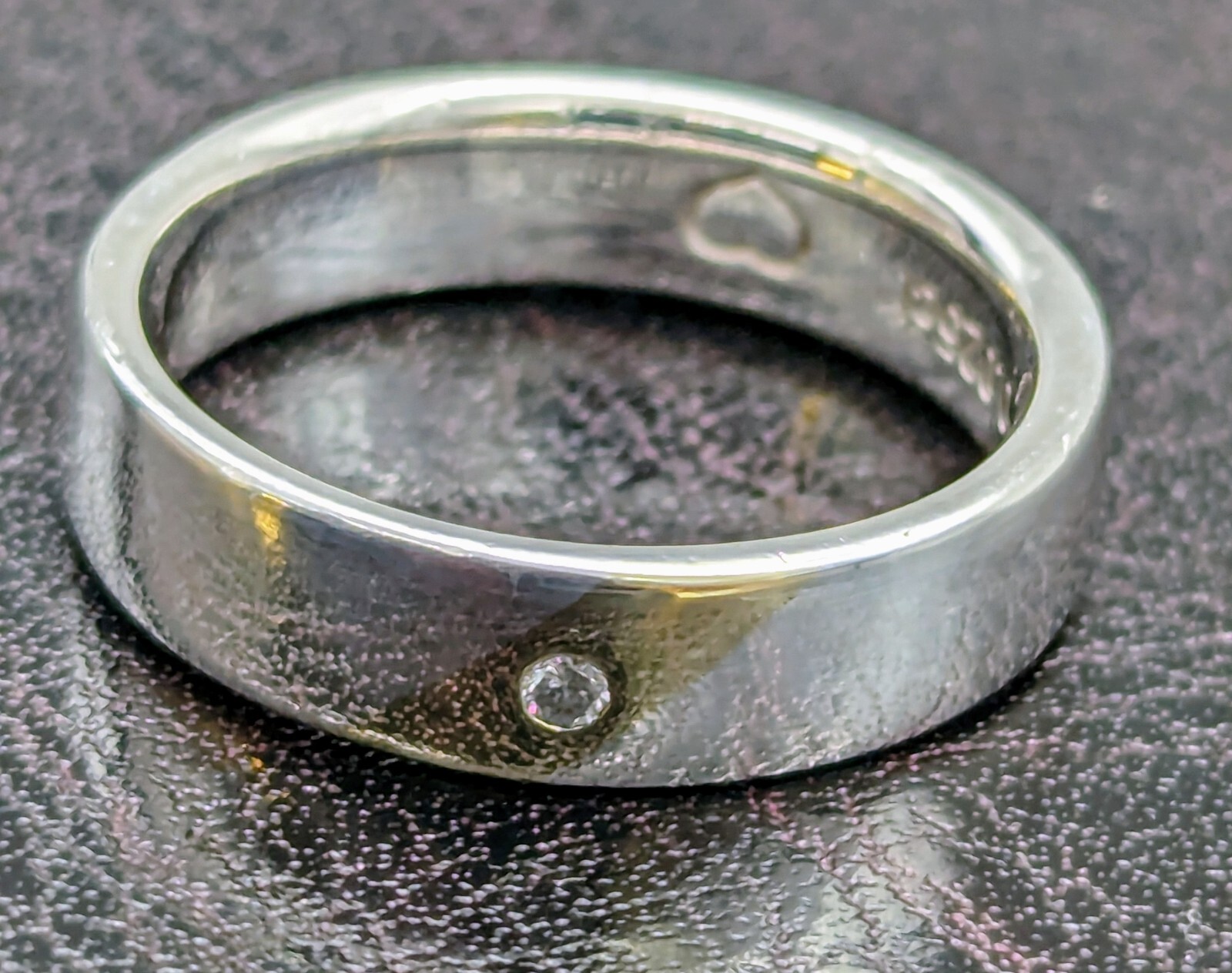 Brillant Ring Verlobungsring 0,025ct 925 Silber Größe53 Ring 4,90Gr. #228