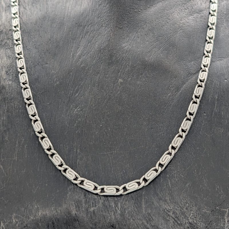 Panzerkette 925 Sterling Silber Halskette Kette Silver 62cm 30,75Gramm 4,5mm#780
