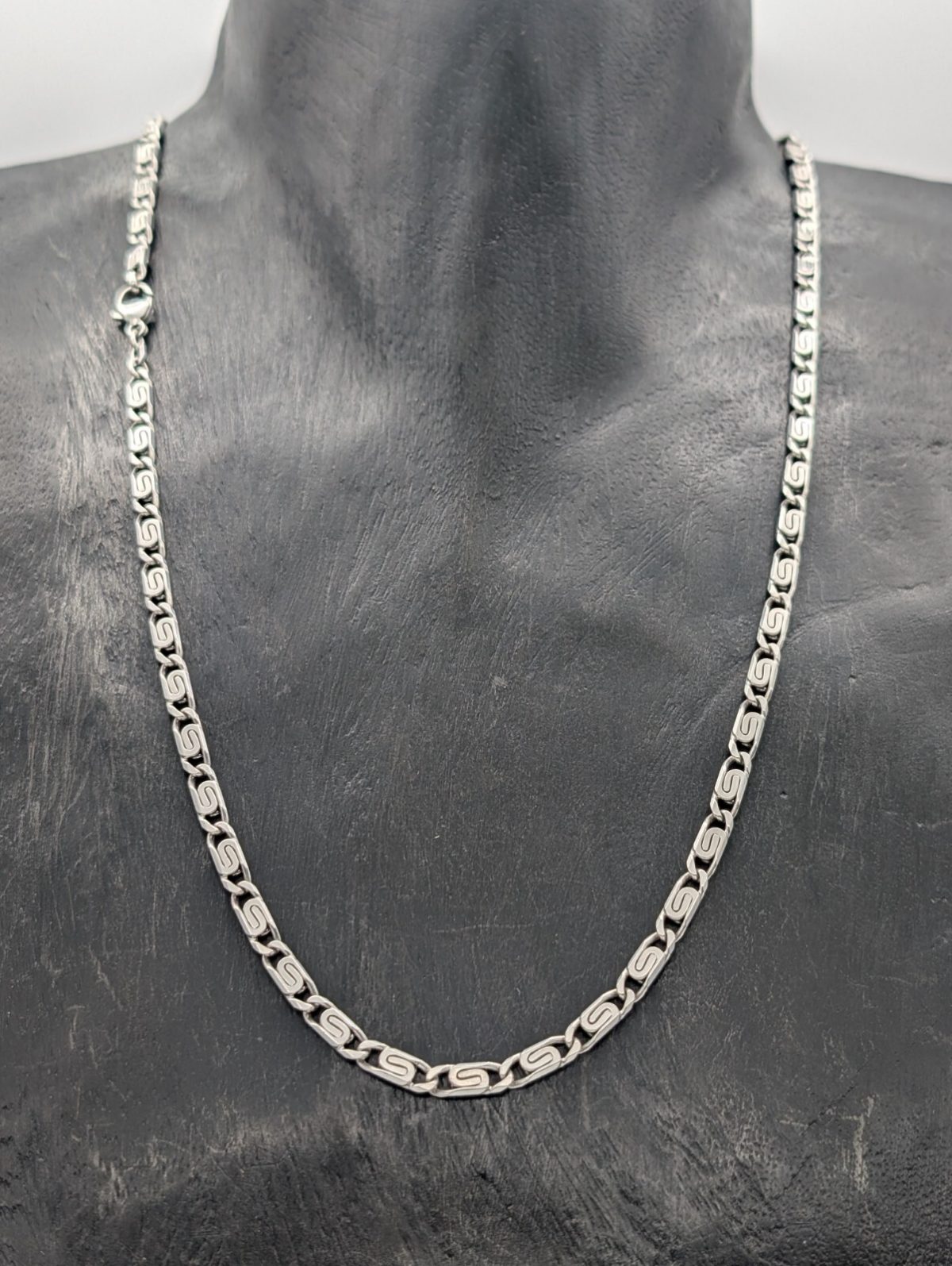 Panzerkette 925 Sterling Silber Halskette Kette Silver 62cm 30,75Gramm 4,5mm#780