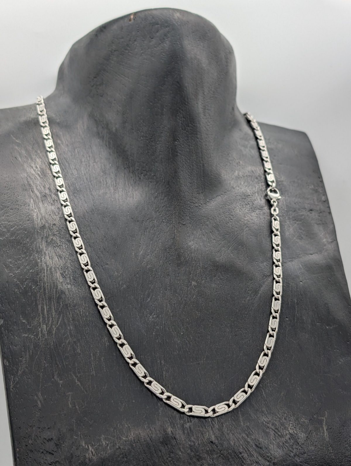 Panzerkette 925 Sterling Silber Halskette Kette Silver 62cm 30,75Gramm 4,5mm#780