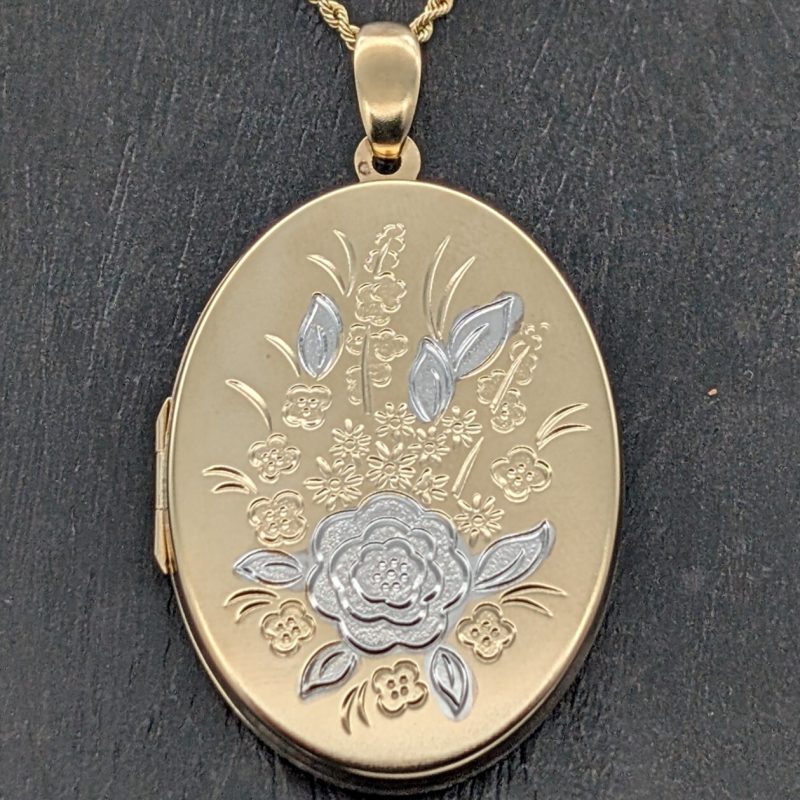 Medaillon Amulett Kettenanhänger Anhänger 333/8K Gelbgold 6,35Gr. #918