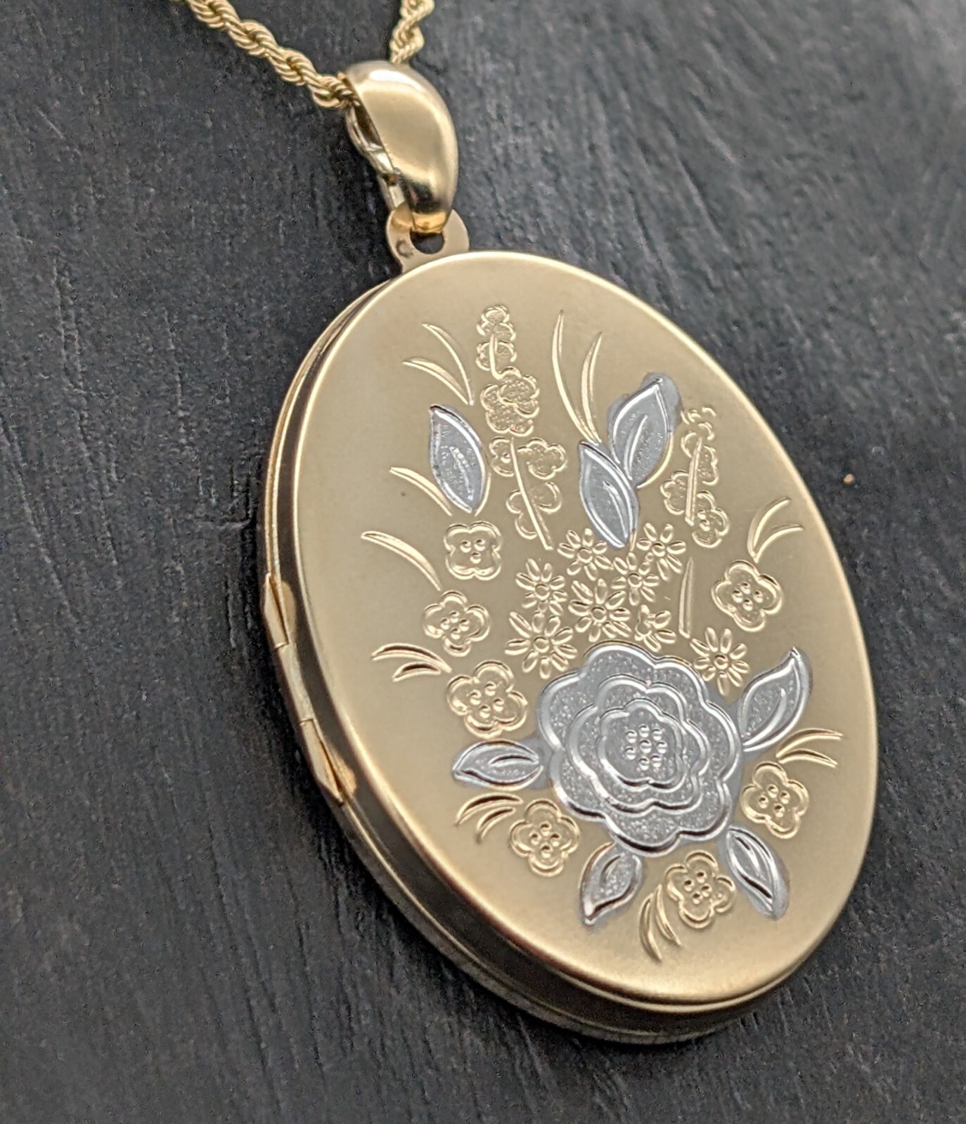 Medaillon Amulett Kettenanhänger Anhänger 333/8K Gelbgold 6,35Gr. #918