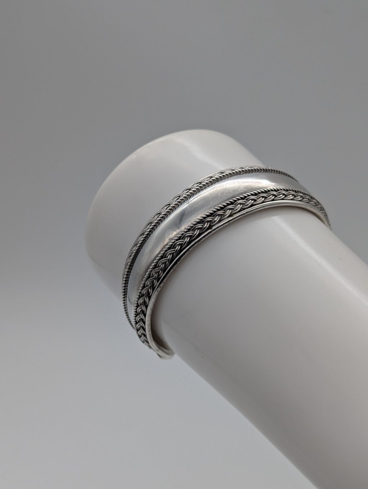 Armreifen Armband 925 Sterling Silber Silver 17cm 33Gramm 8,40mm #713