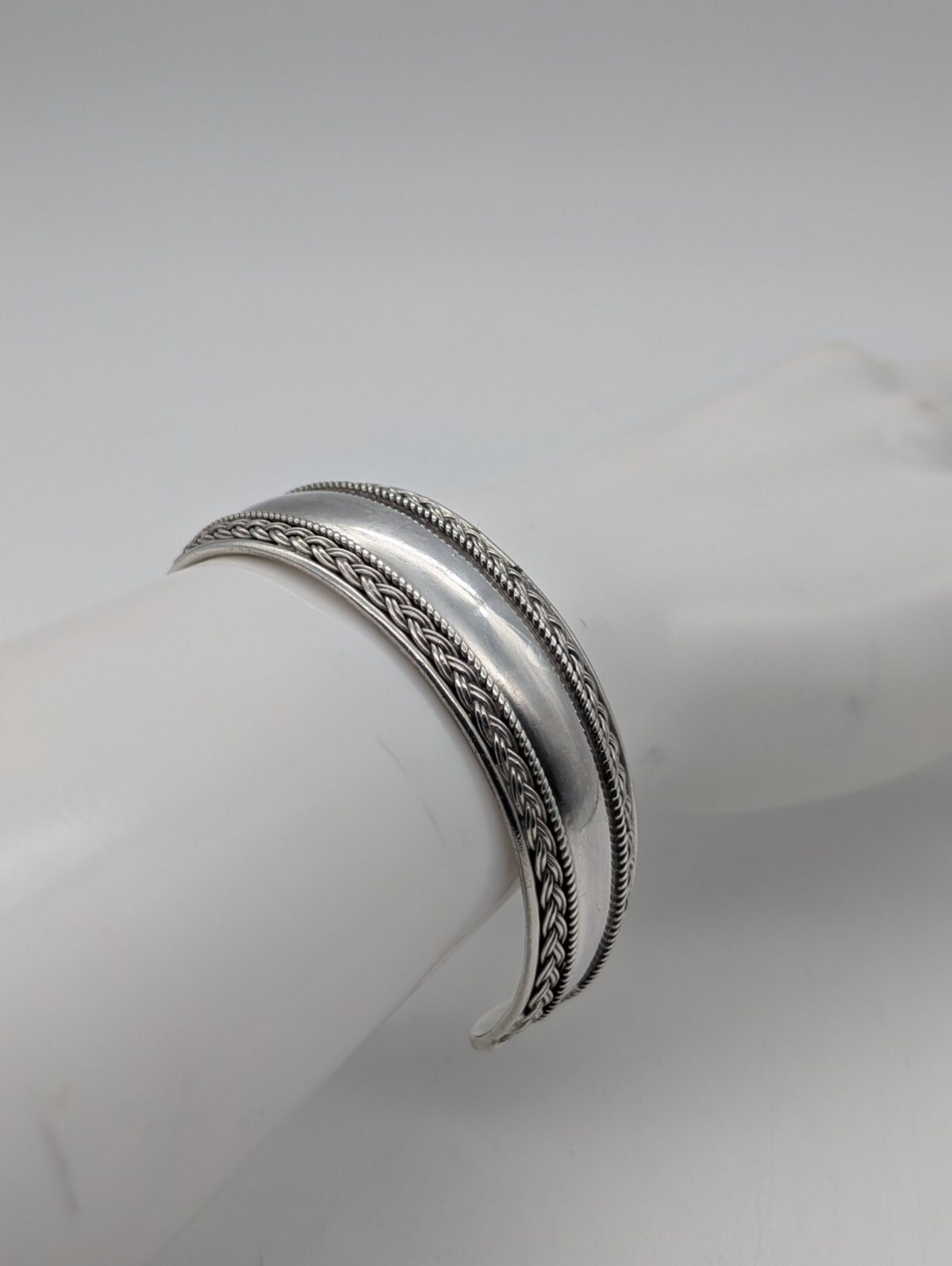Armreifen Armband 925 Sterling Silber Silver 17cm 33Gramm 8,40mm #713