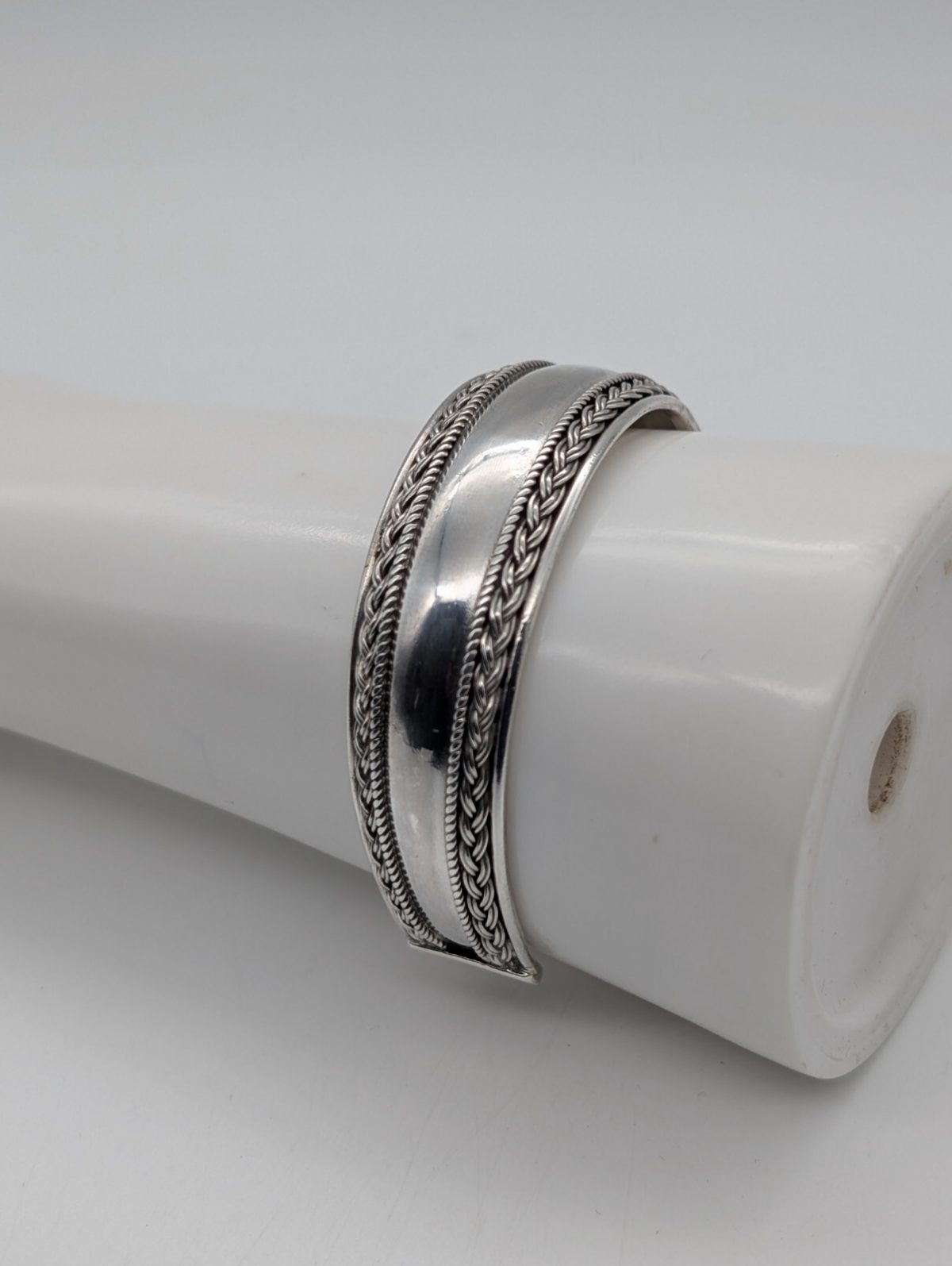 Armreifen Armband 925 Sterling Silber Silver 17cm 33Gramm 8,40mm #713