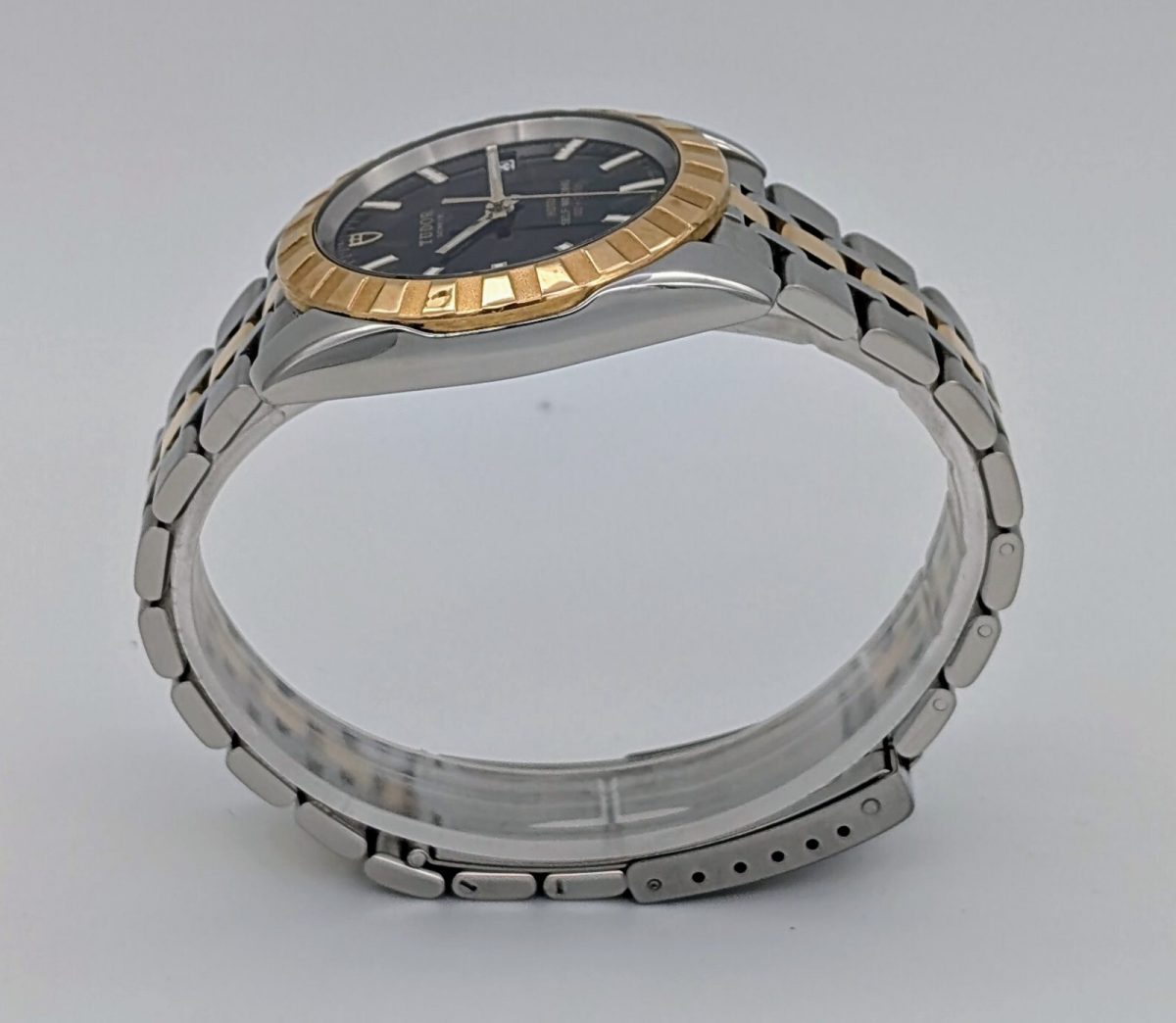Tudor Classic Ref.21013 Black Dial Automatik Uhr Stahl/Gold 18K Ø38mm #682