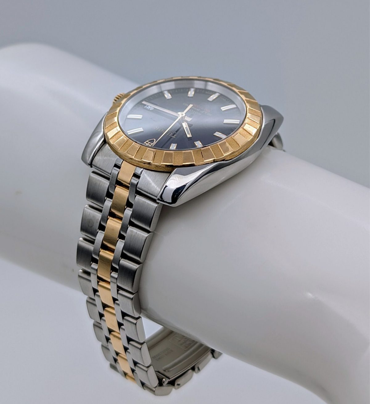 Tudor Classic Ref.21013 Black Dial Automatik Uhr Stahl/Gold 18K Ø38mm #682