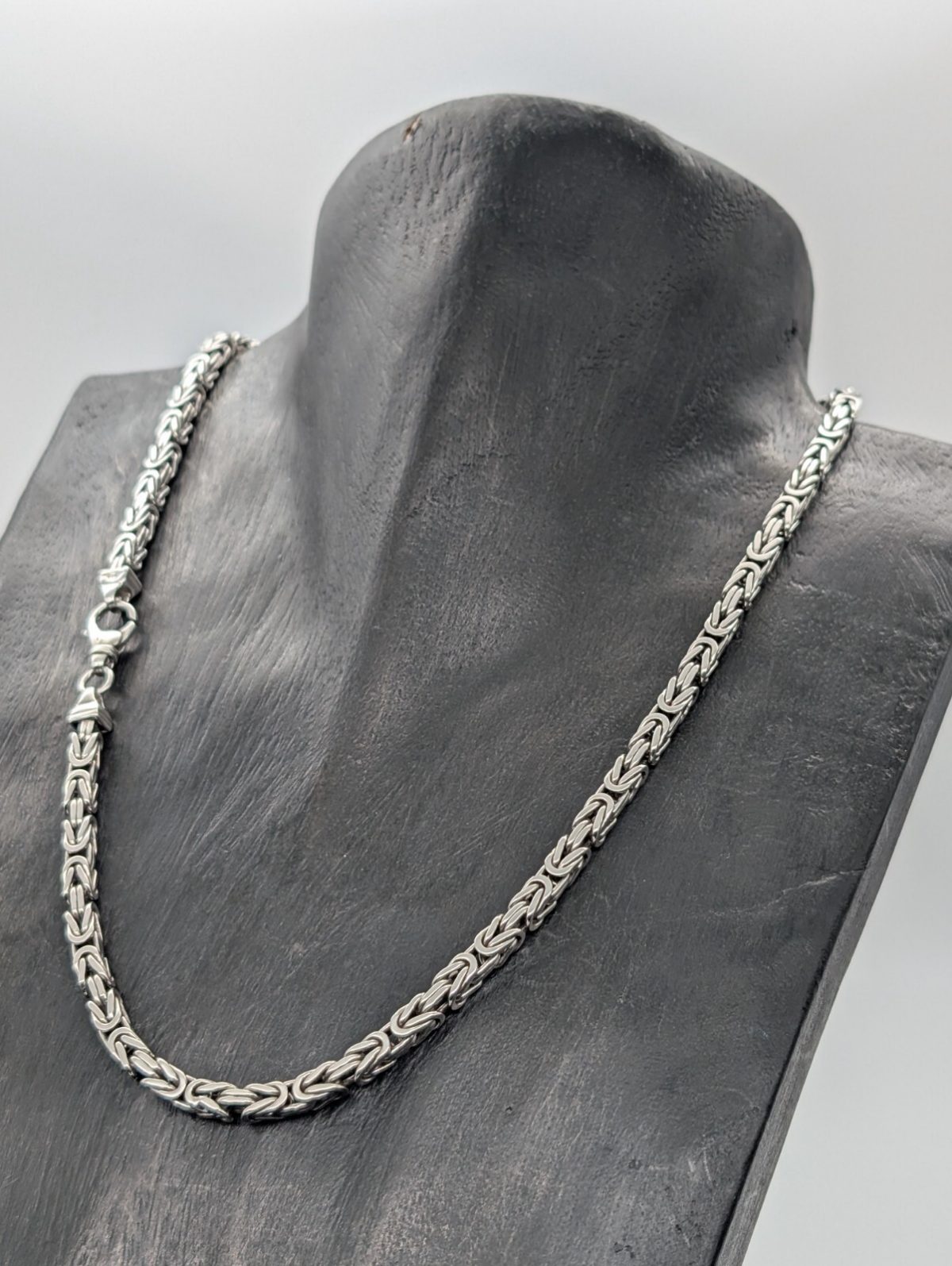 Königskette 925 Sterling Silber Halskette Kette Silver 56,50cm 73,30Gr. 5mm #968