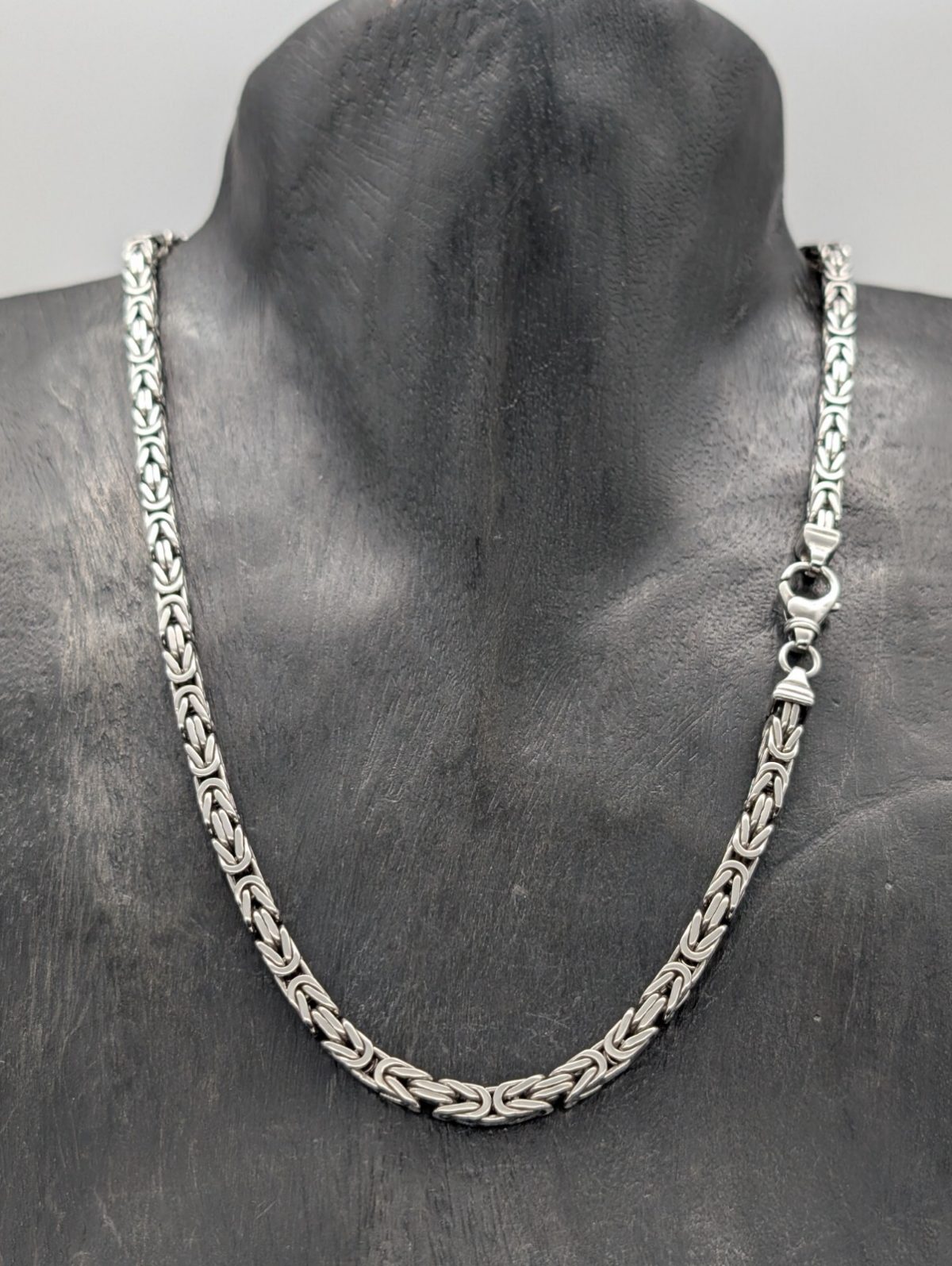 Königskette 925 Sterling Silber Halskette Kette Silver 56,50cm 73,30Gr. 5mm #968