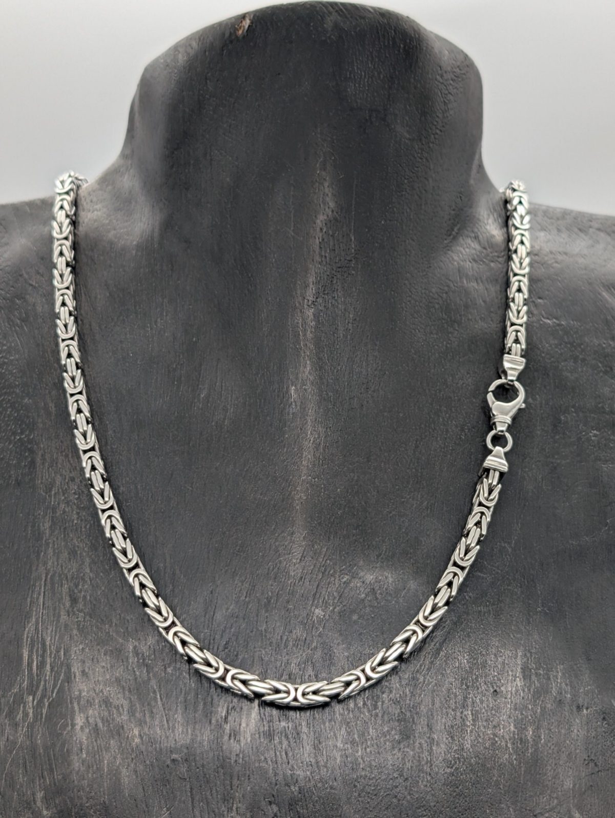 Königskette 925 Sterling Silber Halskette Kette Silver 56,50cm 73,30Gr. 5mm #968