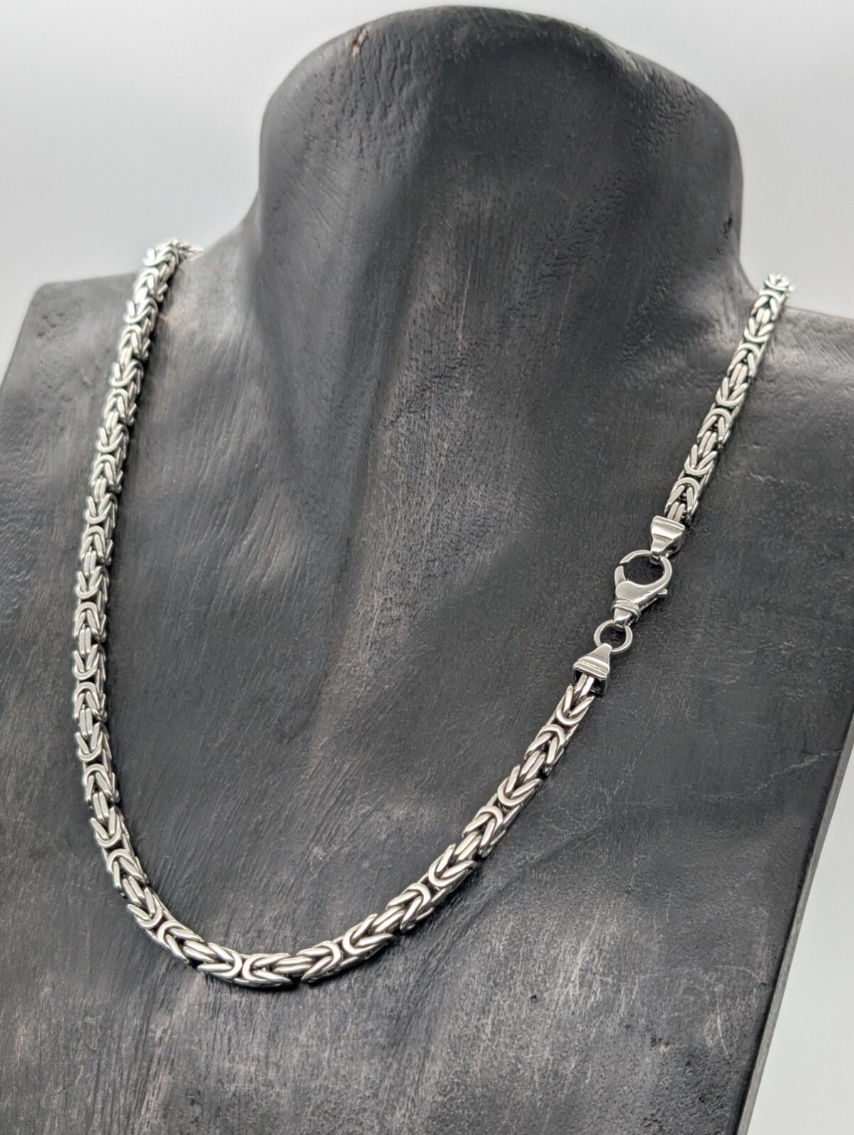 Königskette 925 Sterling Silber Halskette Kette Silver 56,50cm 73,30Gr. 5mm #968
