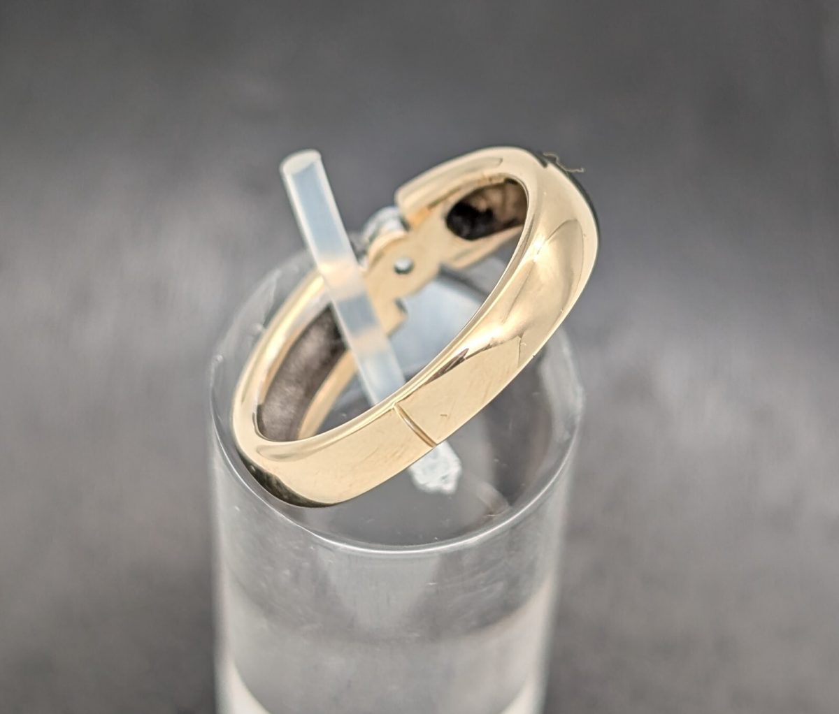 Damen Solitär Brillant Ring 0,25ct Ring Gelbgold 585/14K 5,80Gramm Gr.54 #1115