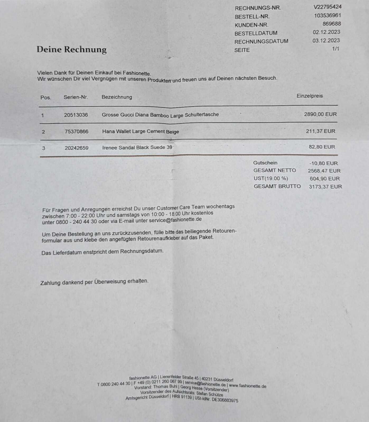 Gucci 746124 Diana Bamboo Schultertasche Schwarz Handtasche Leder Tasche #983