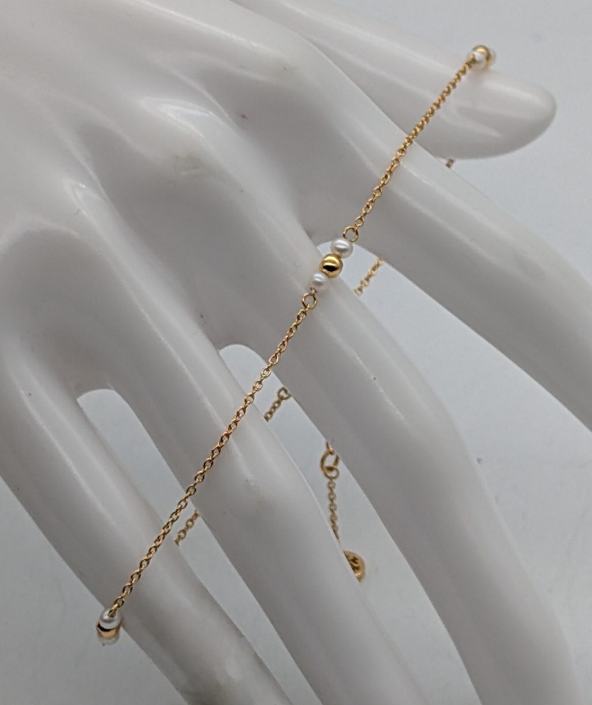 Spirit Icons - Belle Armband mit Diamanten 585/14K Gelbgold 23cm 2,40Gr. #1020