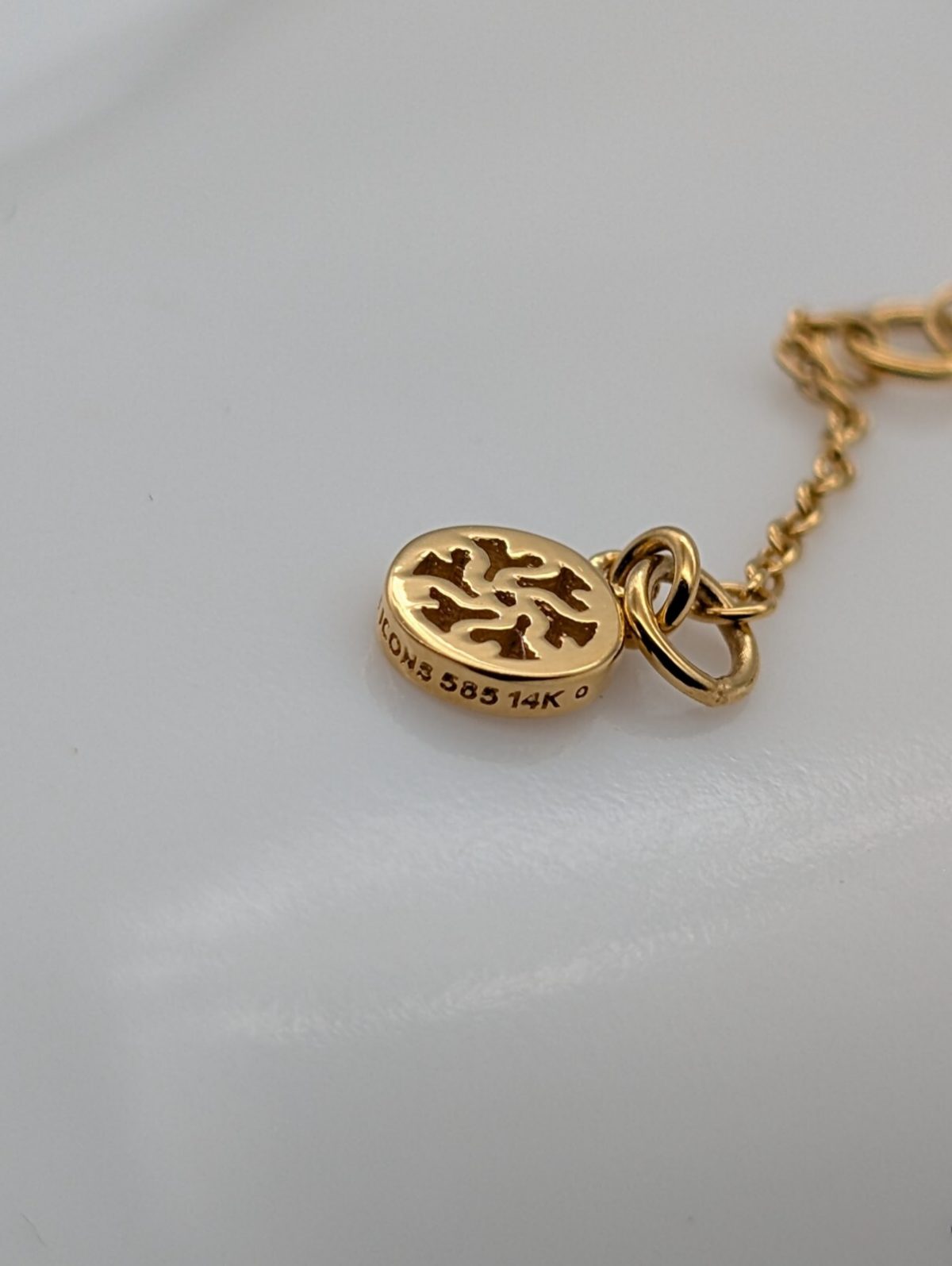 Spirit Icons - Belle Armband mit Diamanten 585/14K Gelbgold 23cm 2,40Gr. #1020