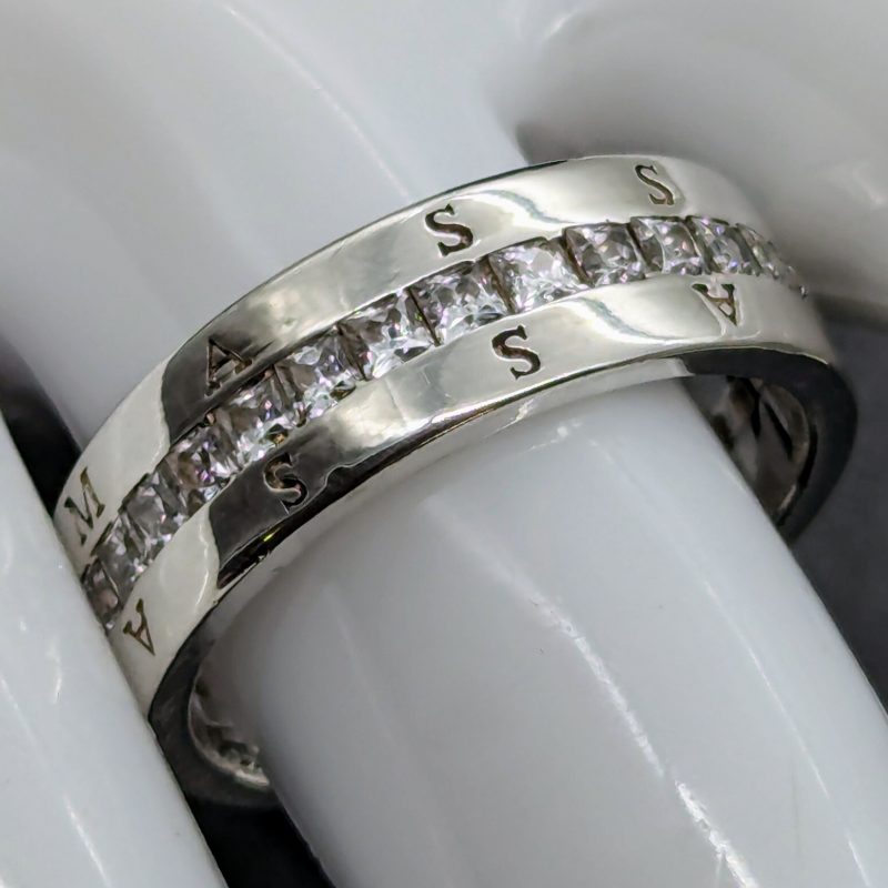 Thomas Sabo Bandring Siegelring 925 Sterling Silber Ring 6,45Gr. Größe57 #250