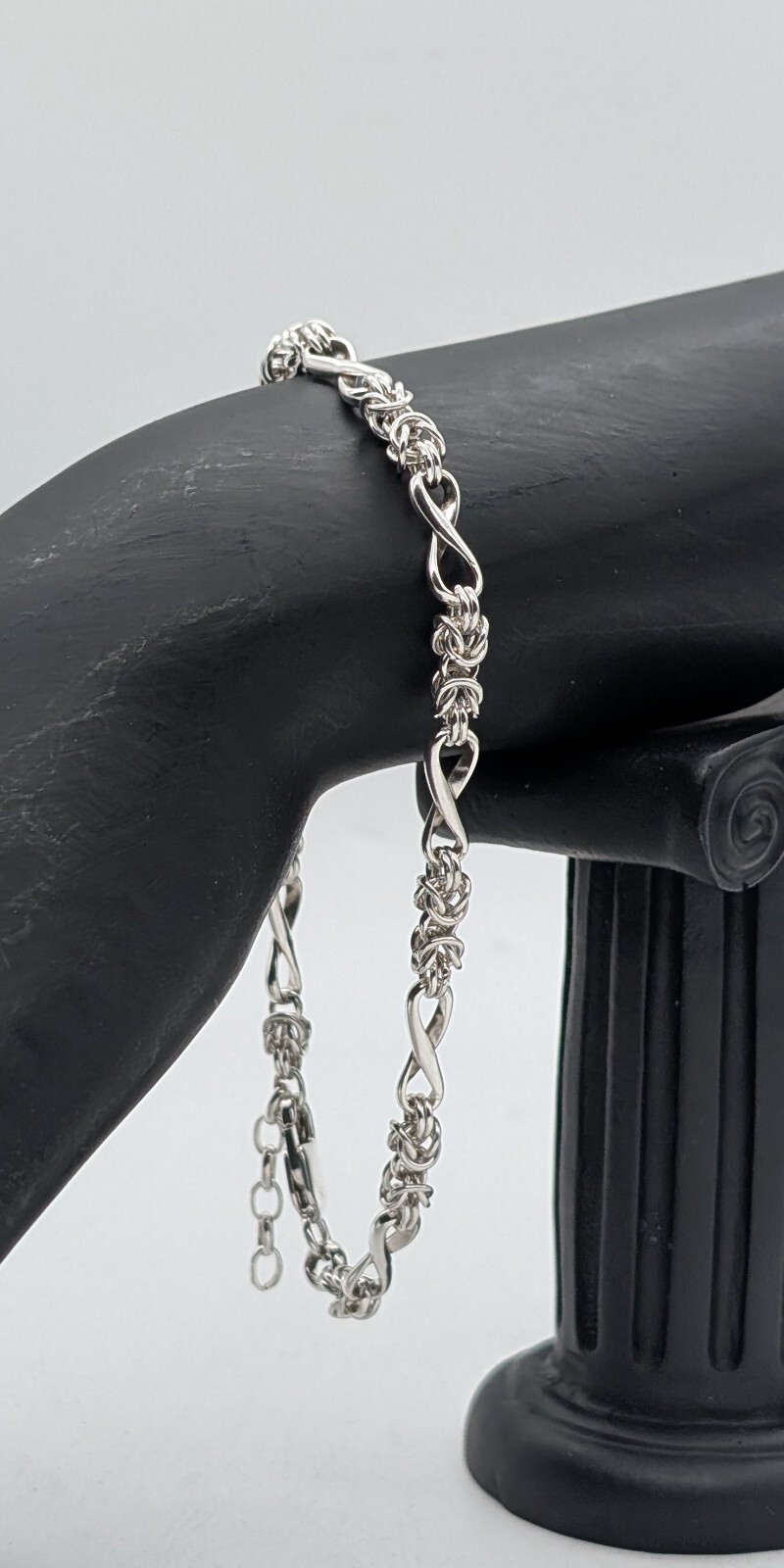 Königsketten Armband 925 Sterling Silber Kette Silver 25cm 12,90Gr. #1047