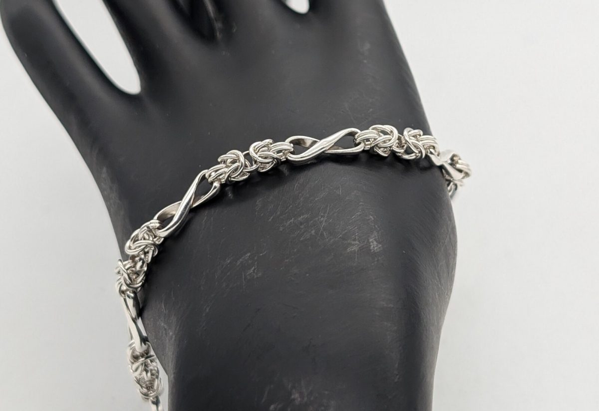 Königsketten Armband 925 Sterling Silber Kette Silver 25cm 12,90Gr. #1047