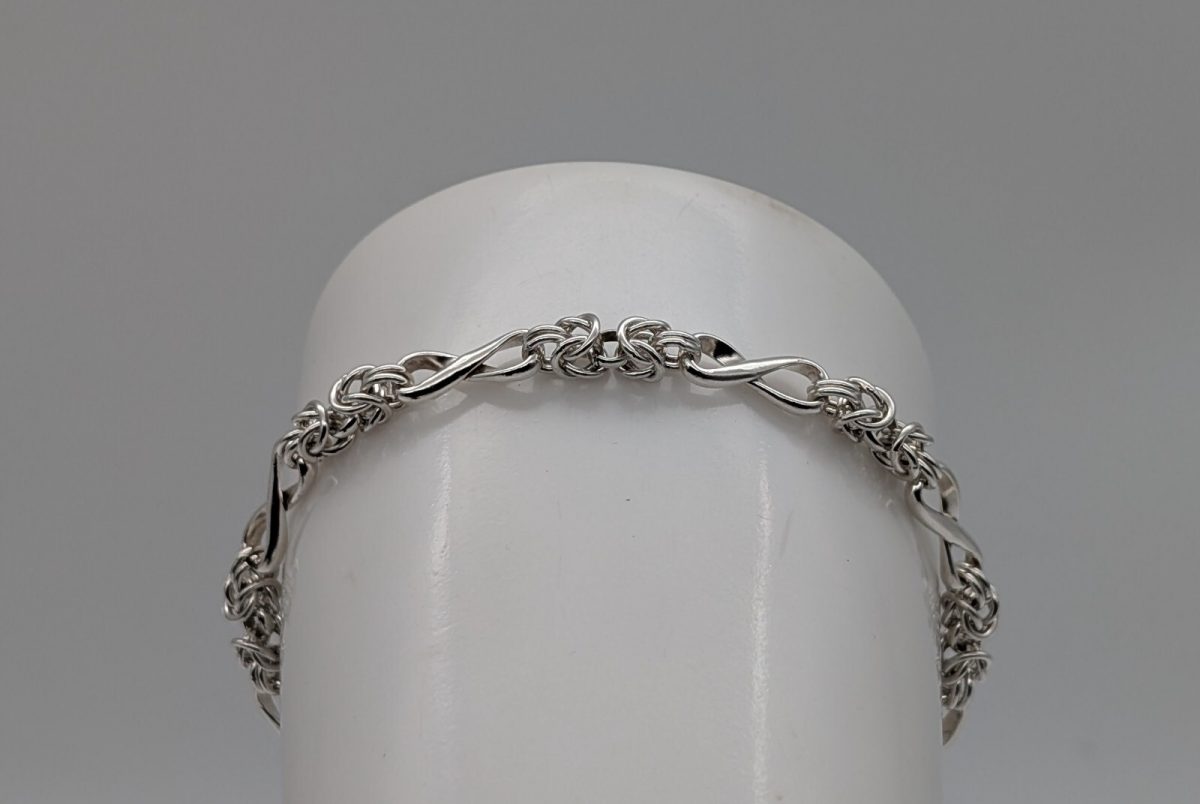 Königsketten Armband 925 Sterling Silber Kette Silver 25cm 12,90Gr. #1047