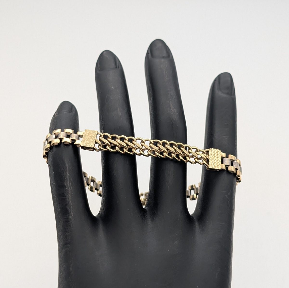 Königsketten Armband 585/14K Kette Gelbgold 19cm königskette 9,00Gr.#1074