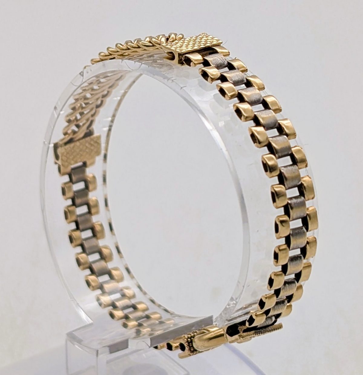 Königsketten Armband 585/14K Kette Gelbgold 19cm königskette 9,00Gr.#1074