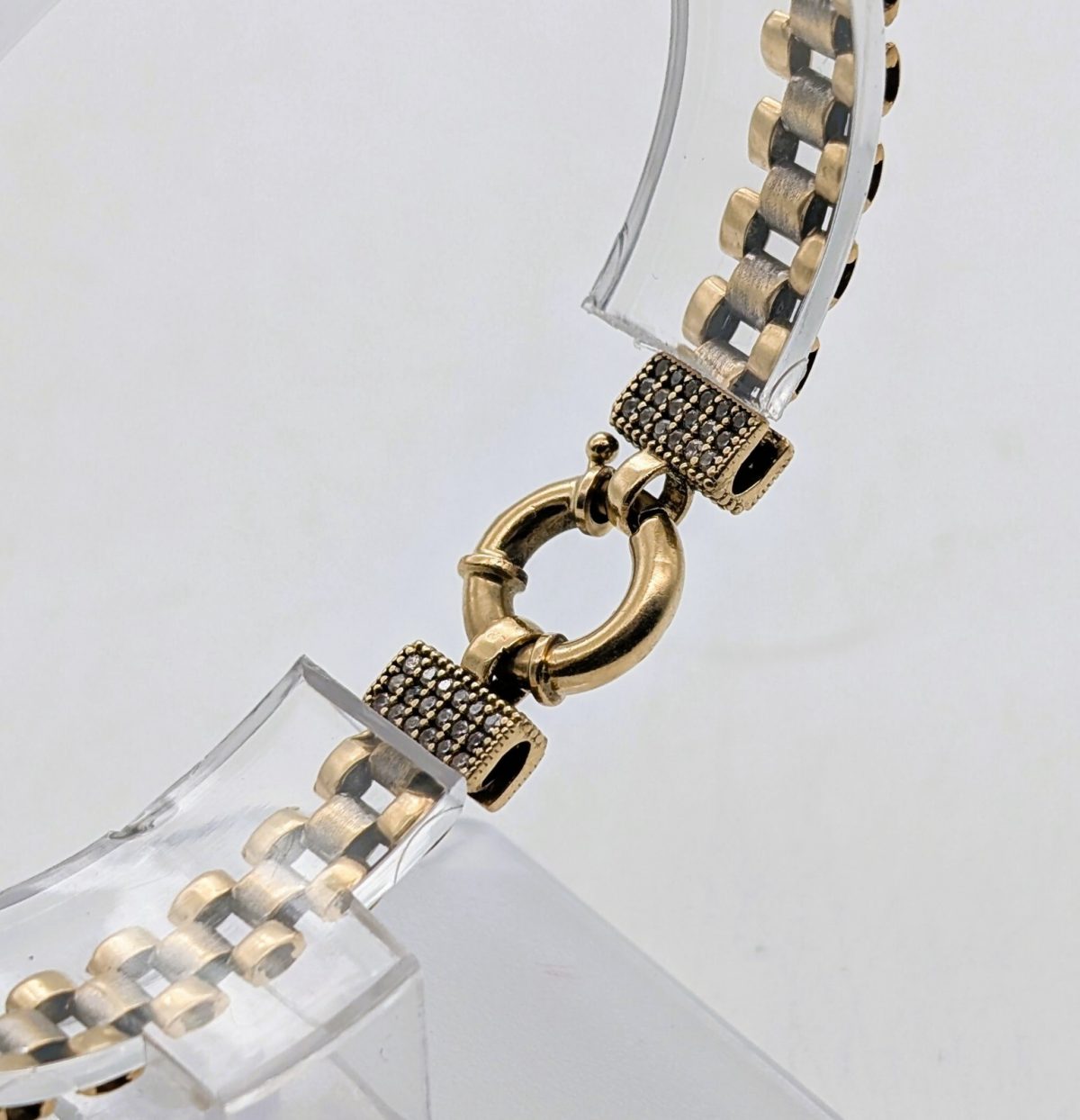 Königsketten Armband 585/14K Kette Gelbgold 19cm königskette 9,00Gr.#1074