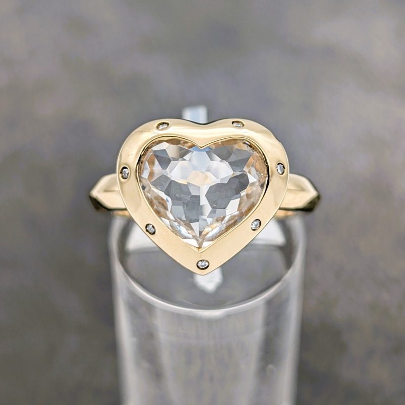 Jette Joop Brillant Siegelring Ring 750/18K 7,80Gr. Gelbgold Gr.56 #1075