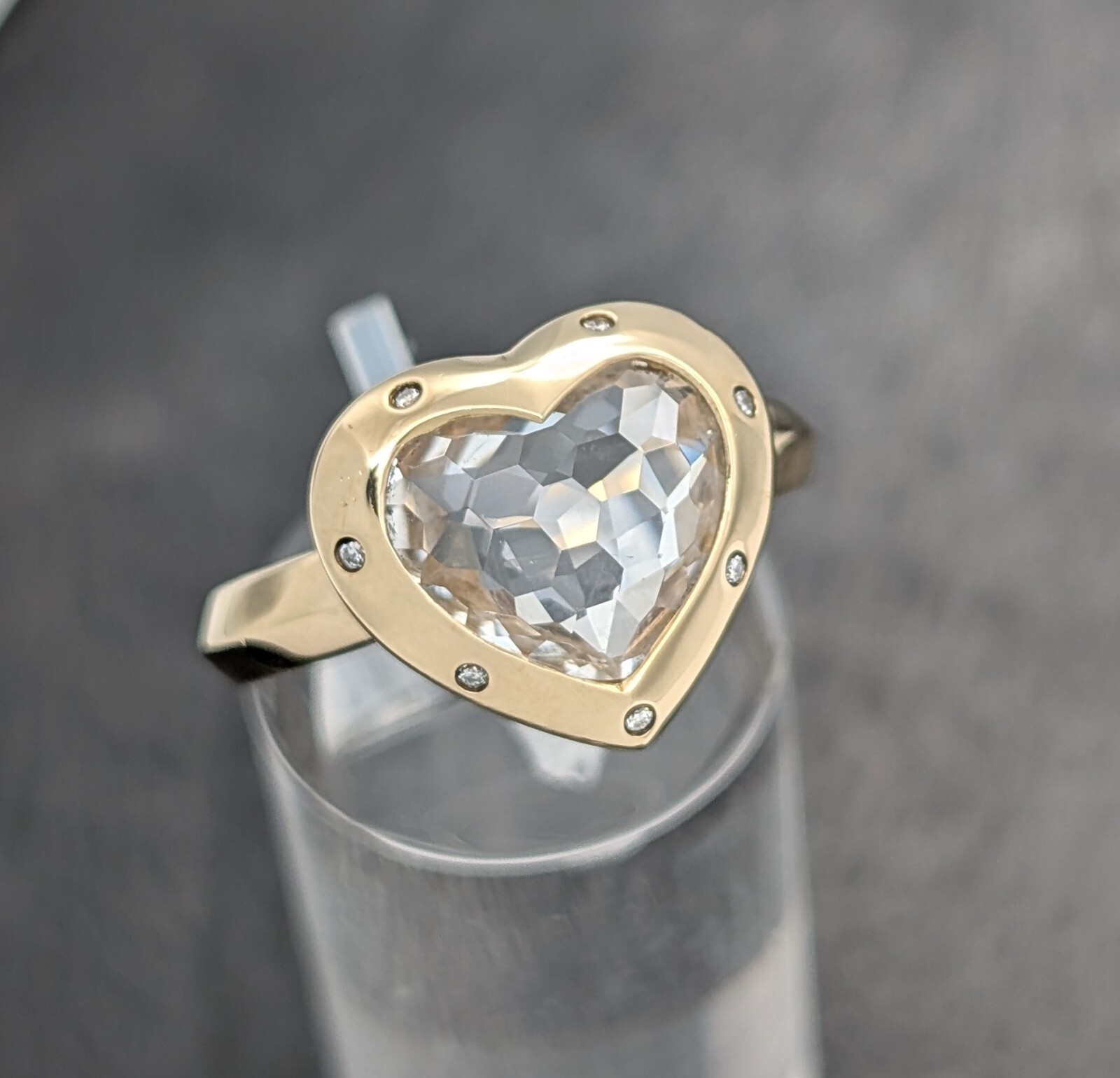 Jette Joop Brillant Siegelring Ring 750/18K 7,80Gr. Gelbgold Gr.56 #1075