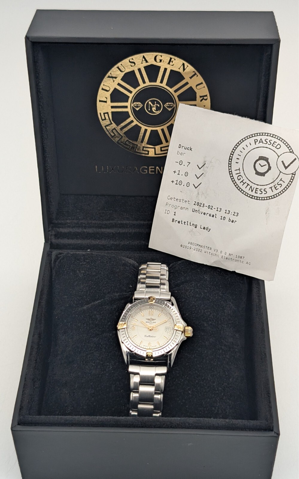 Breitling Callistino B52045.1 Lady Quartz Ø28mm Quarz Uhr Damenuhr #760