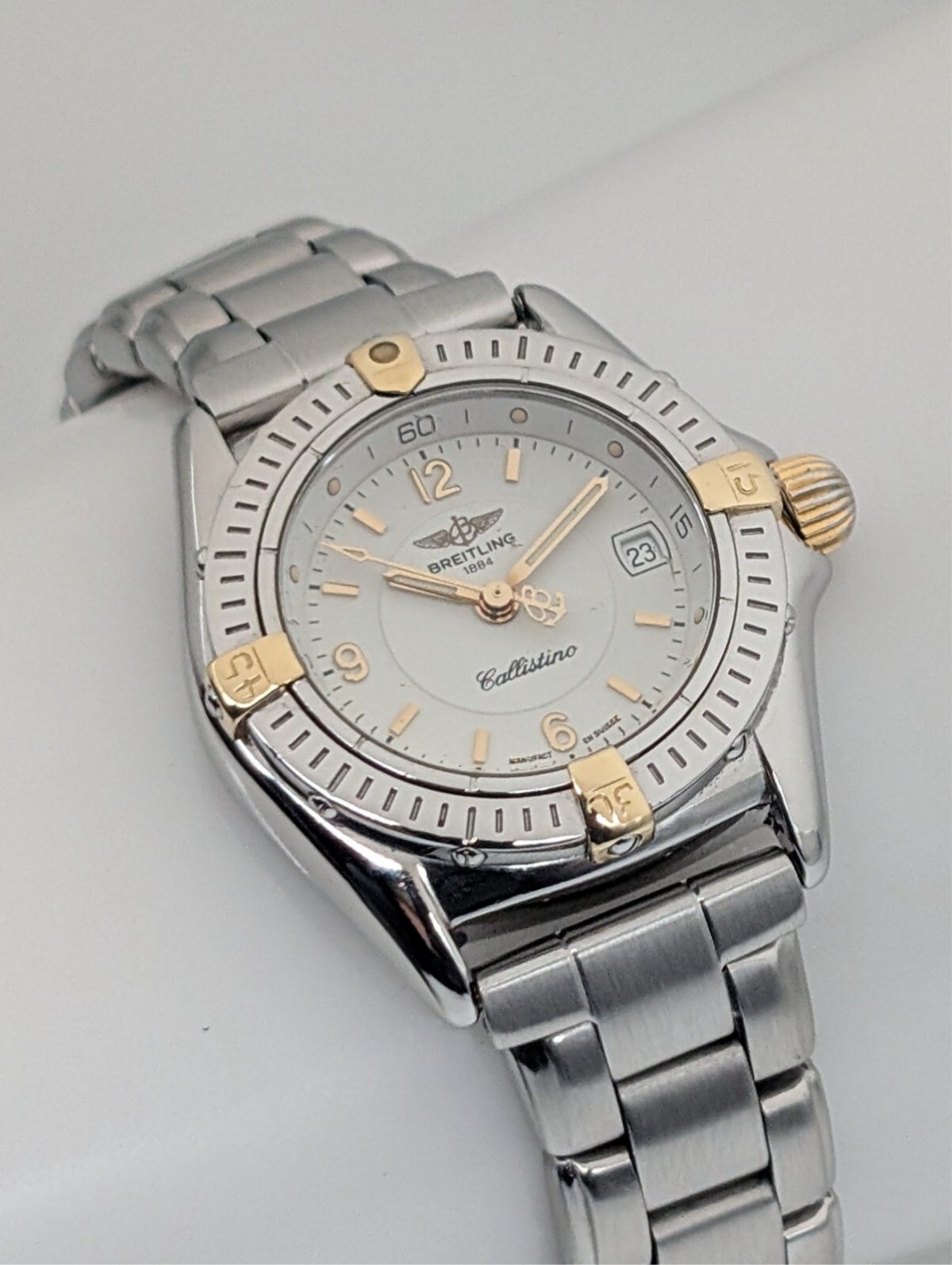Breitling Callistino B52045.1 Lady Quartz Ø28mm Quarz Uhr Damenuhr #760